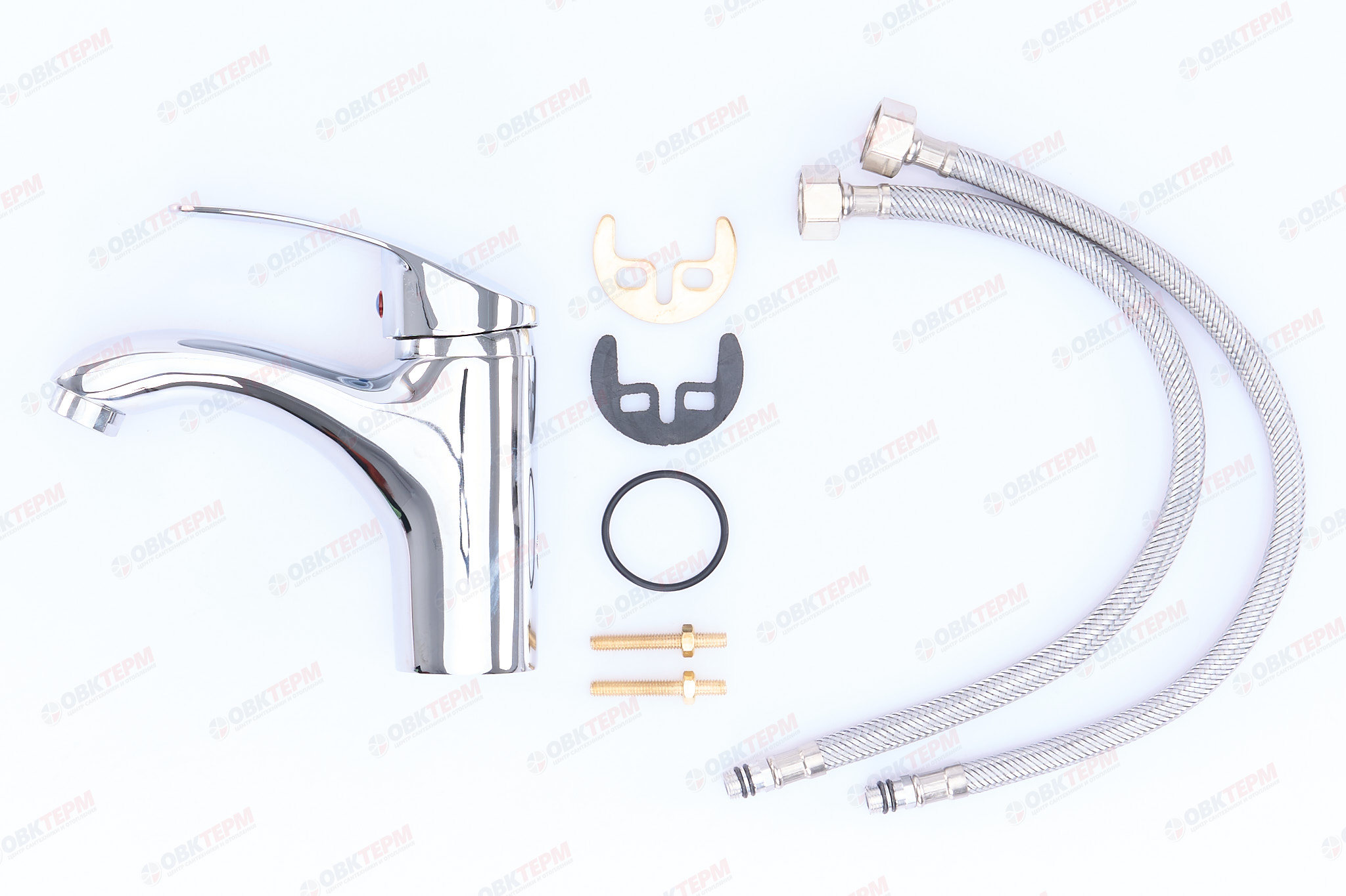 Смеситель д/умывальника CHAMPION MARS  001  (Ø40, шпилька)  (12 шт/ящ) - Изображение №5