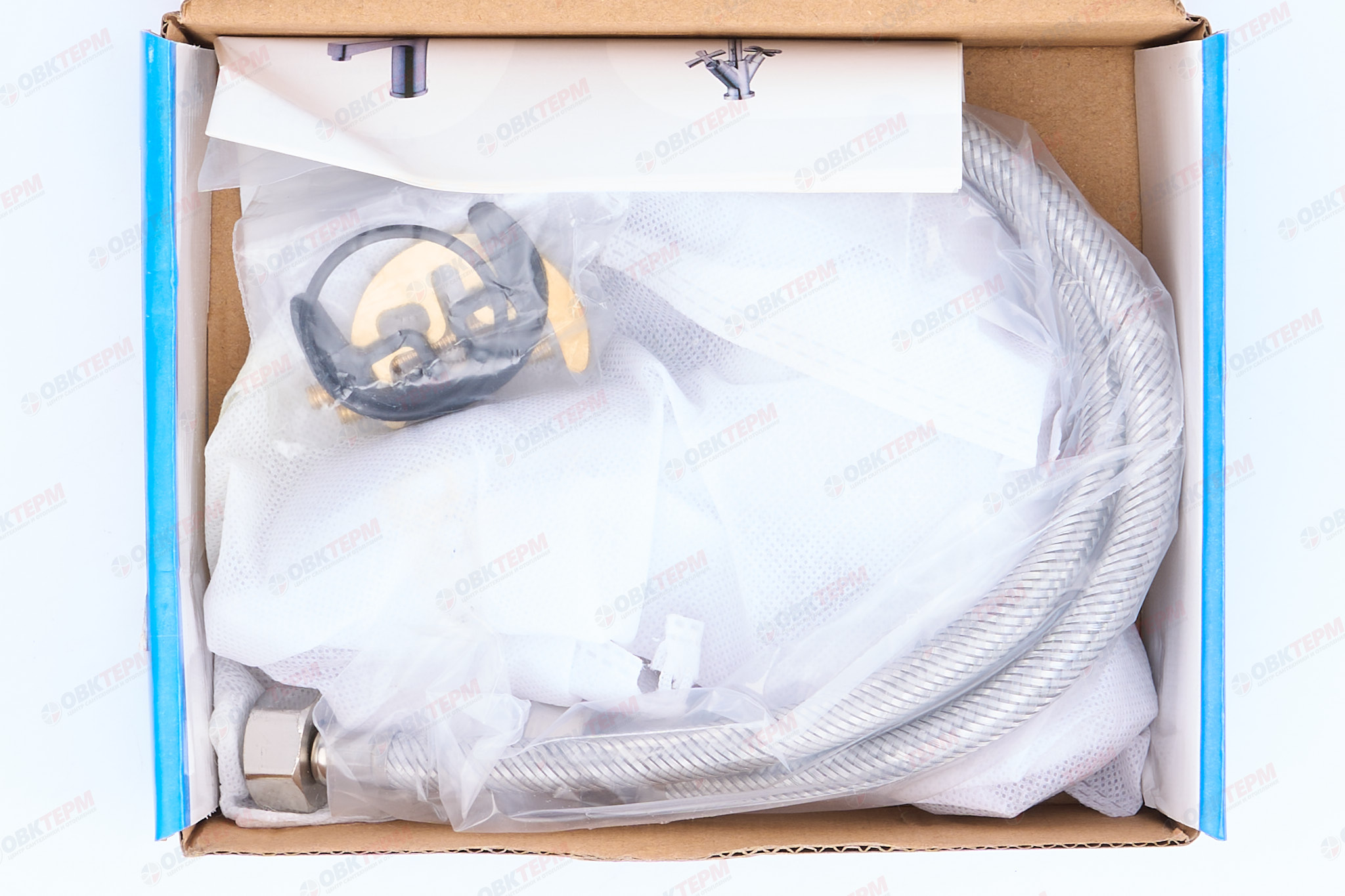 Смеситель д/умывальника CHAMPION MARS  001  (Ø40, шпилька)  (12 шт/ящ) - миниатюра №7