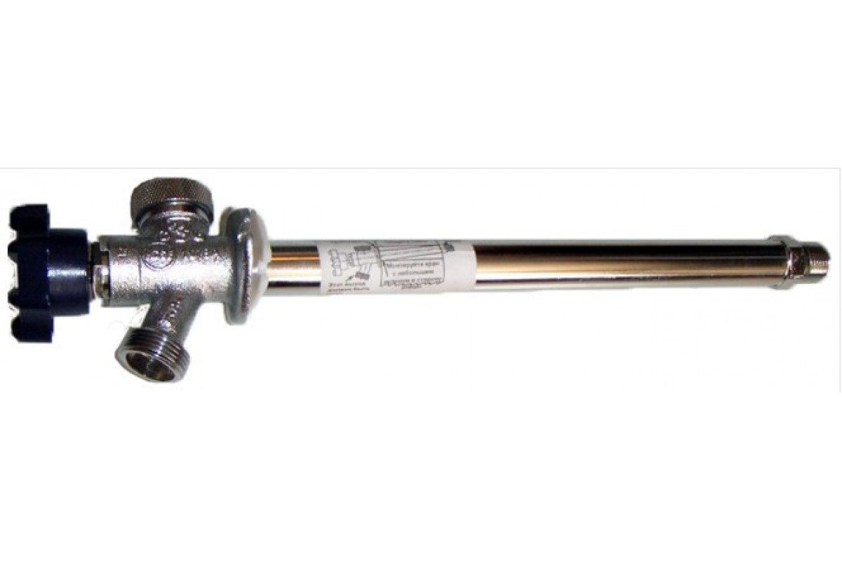 Кран незамерзающий для стен 1/2" Н х 3/4" Н (450 мм)   TIM   (20/2 шт) - Изображение №1