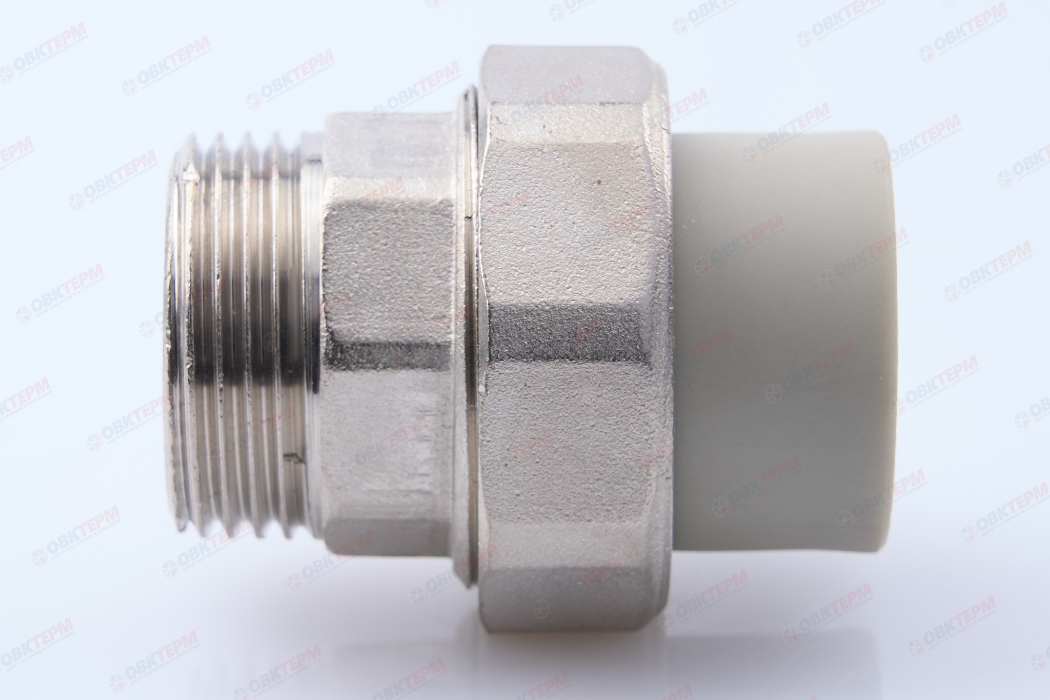 Разборное соединение   20 *  3/4"  Н    СЕРОЕ PP-R    (RTP)    (200/20) - миниатюра №3