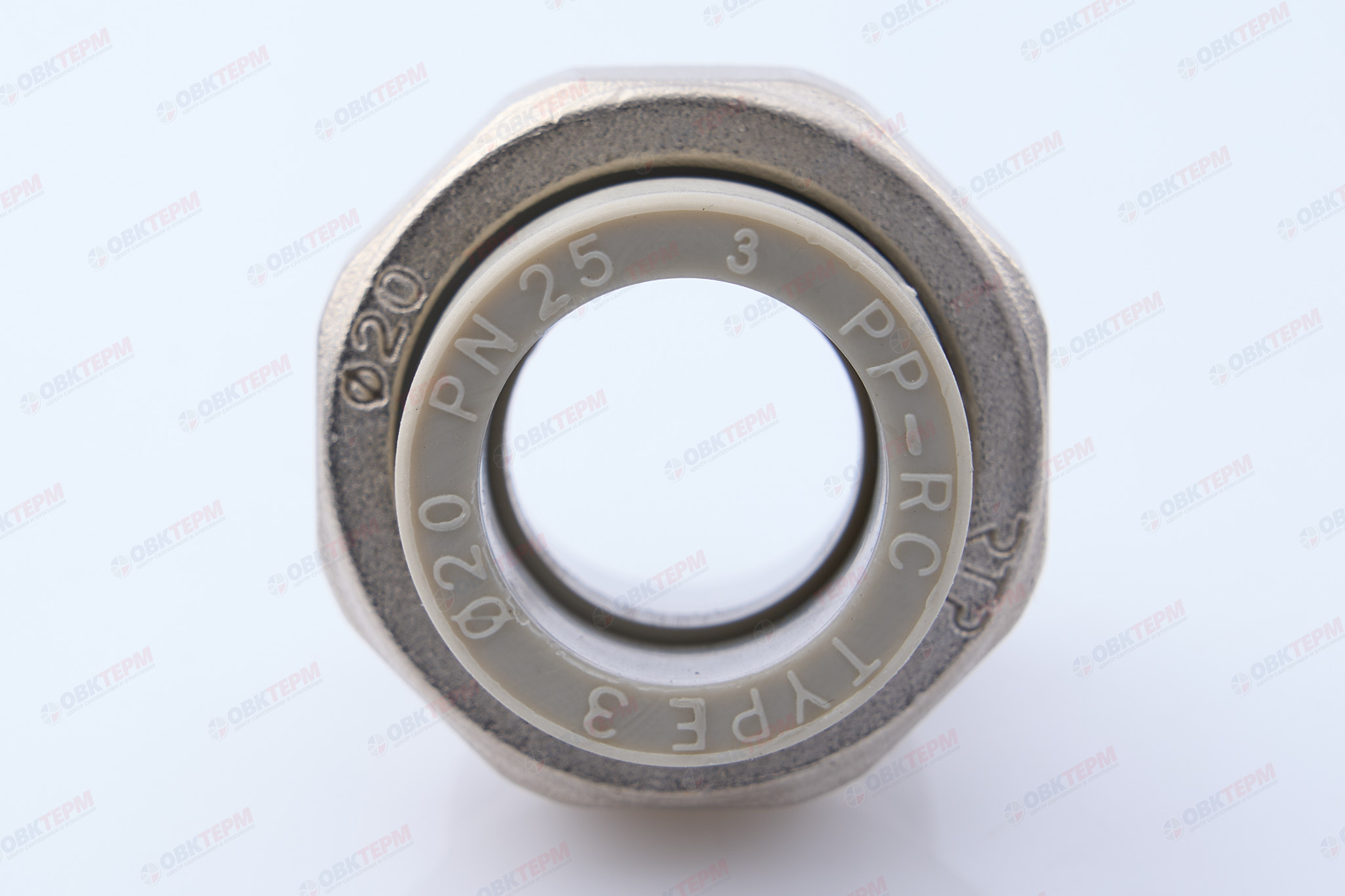 Разборное соединение   20 *  3/4"  Н    СЕРОЕ PP-R    (RTP)    (200/20) - миниатюра №5