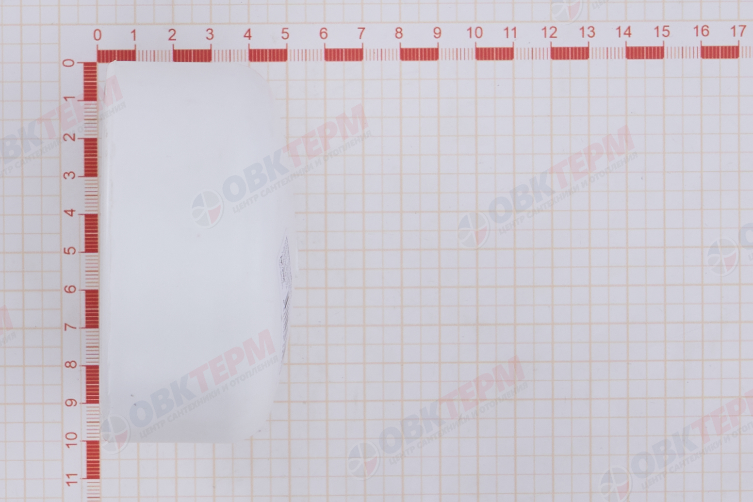 Заглушка  75   БЕЛАЯ PP-R    (RTP)    (28/2) - миниатюра №5