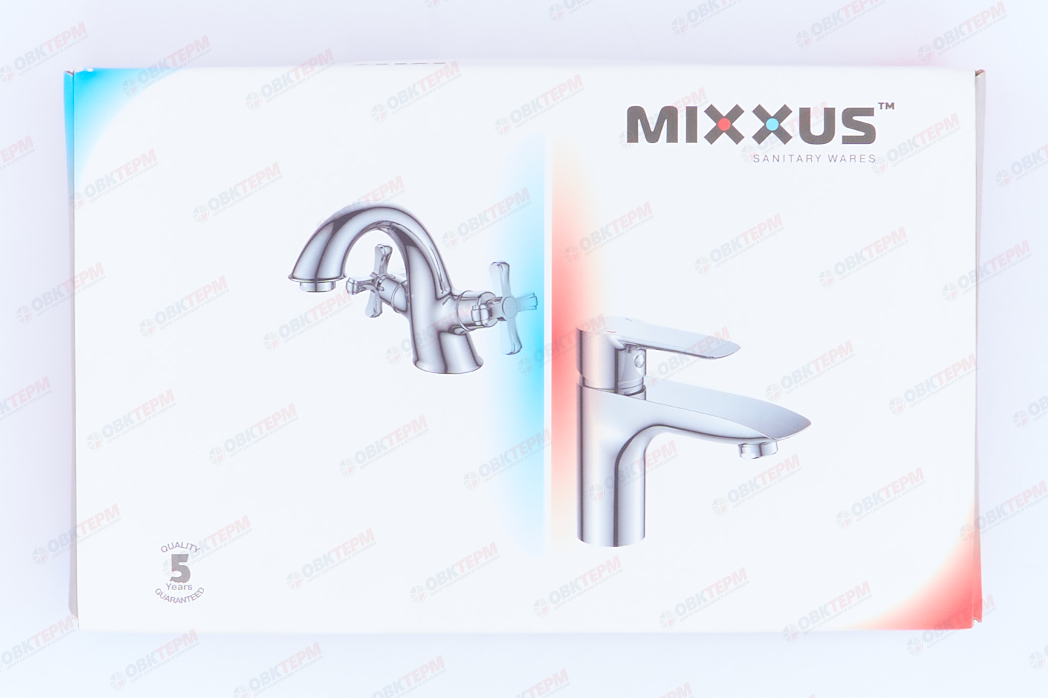 Смеситель д/кухни REFLECTOR MIXXUS ELBA 014 (NUT) WHITE Ø35 ГАЙКА без подводки  (12 шт/ящ) - миниатюра №4