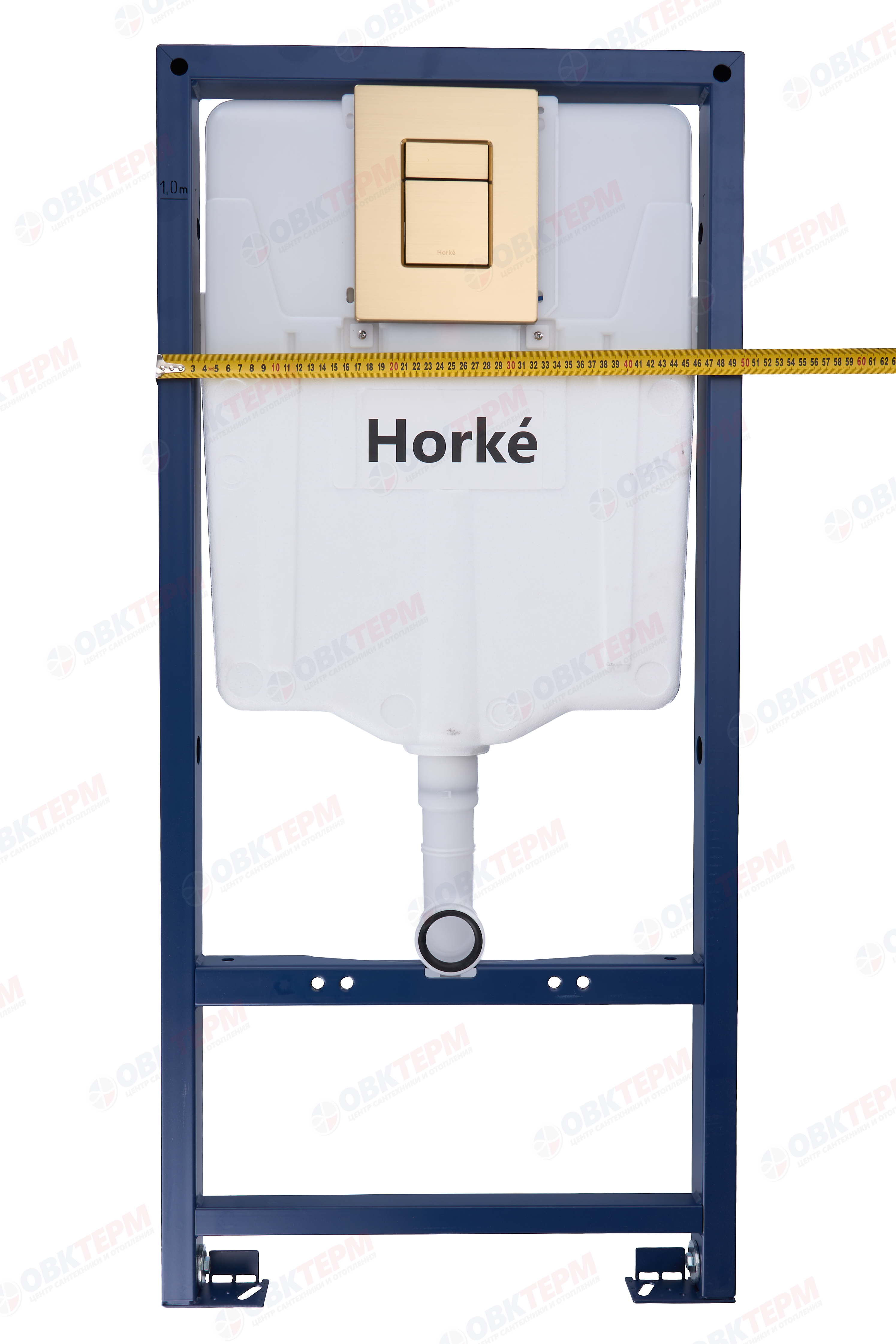 Система инсталляции для унитаза HORKE G13-901 (брашированное золото) - миниатюра №4