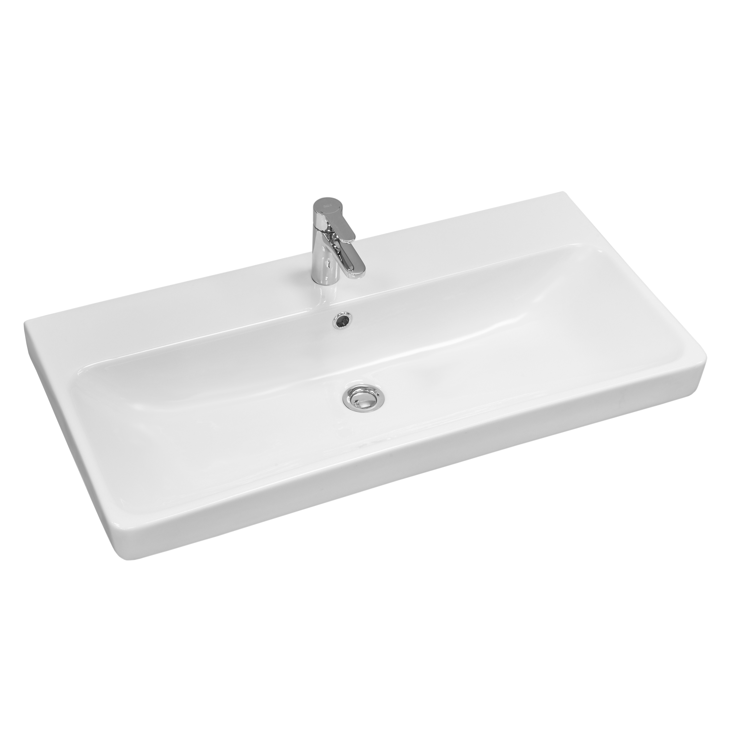 Умывальник мебельный SANTEK Адриана-90 ШВГ 900х170х450 (только для мебели AQUATON) - миниатюра №2