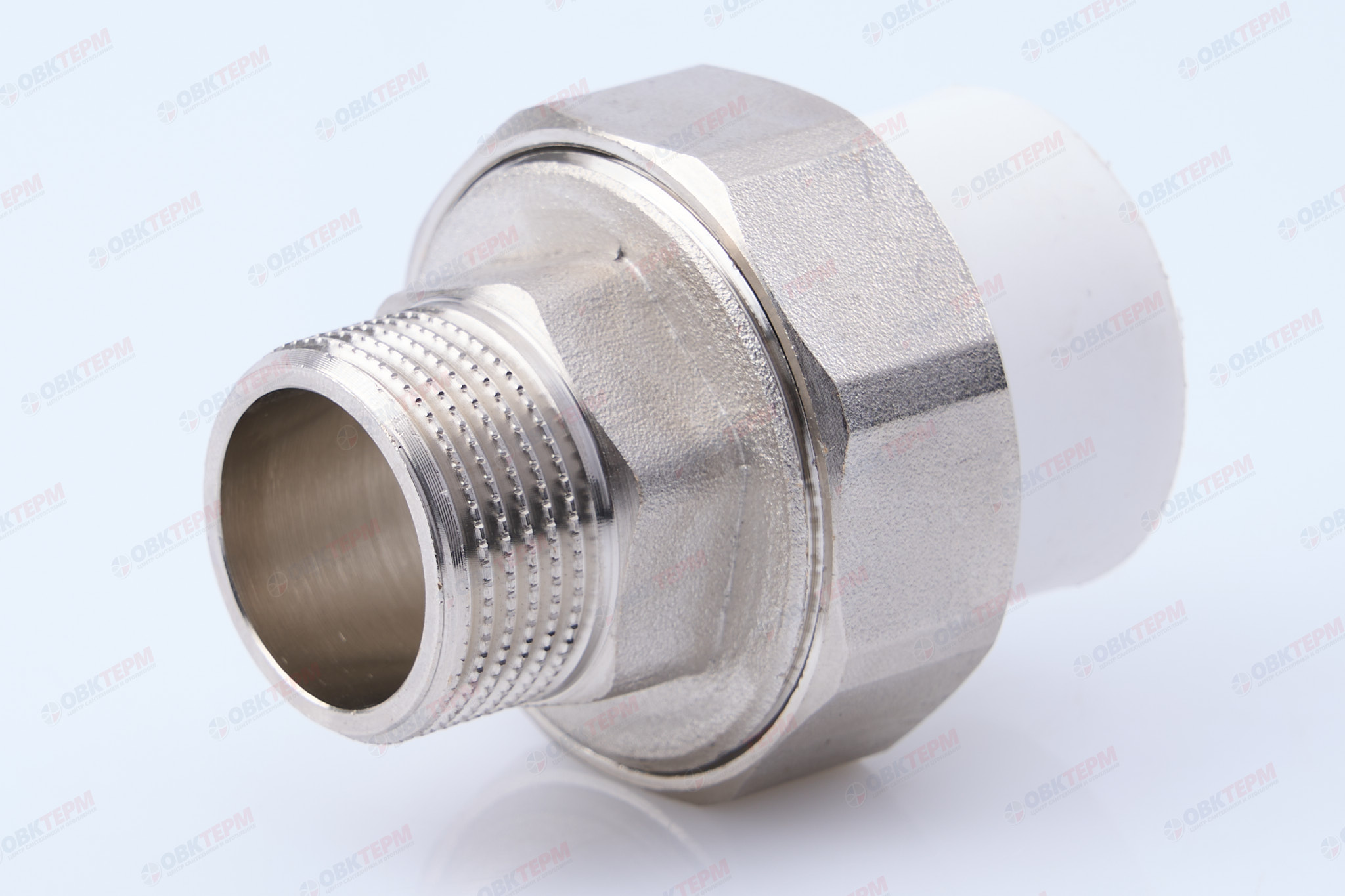 Разборное соединение  25 * 3/4" н    (белый)   (TIM) - Изображение №1