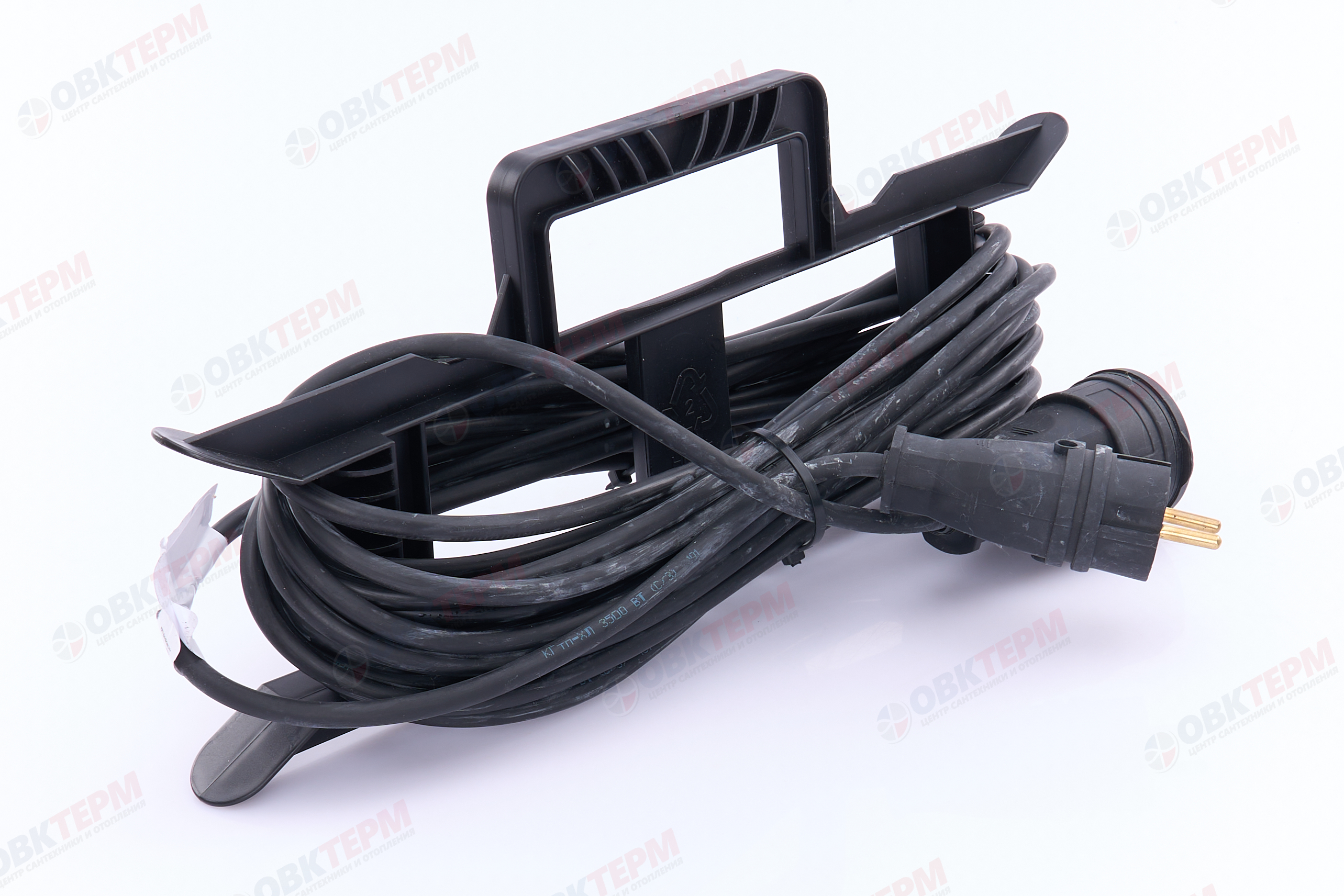 Удлинитель на рамке 1-местный с/з, 3*1,5, 10м, черный, STEKKER PRF22-31-10 (50027) - миниатюра №6