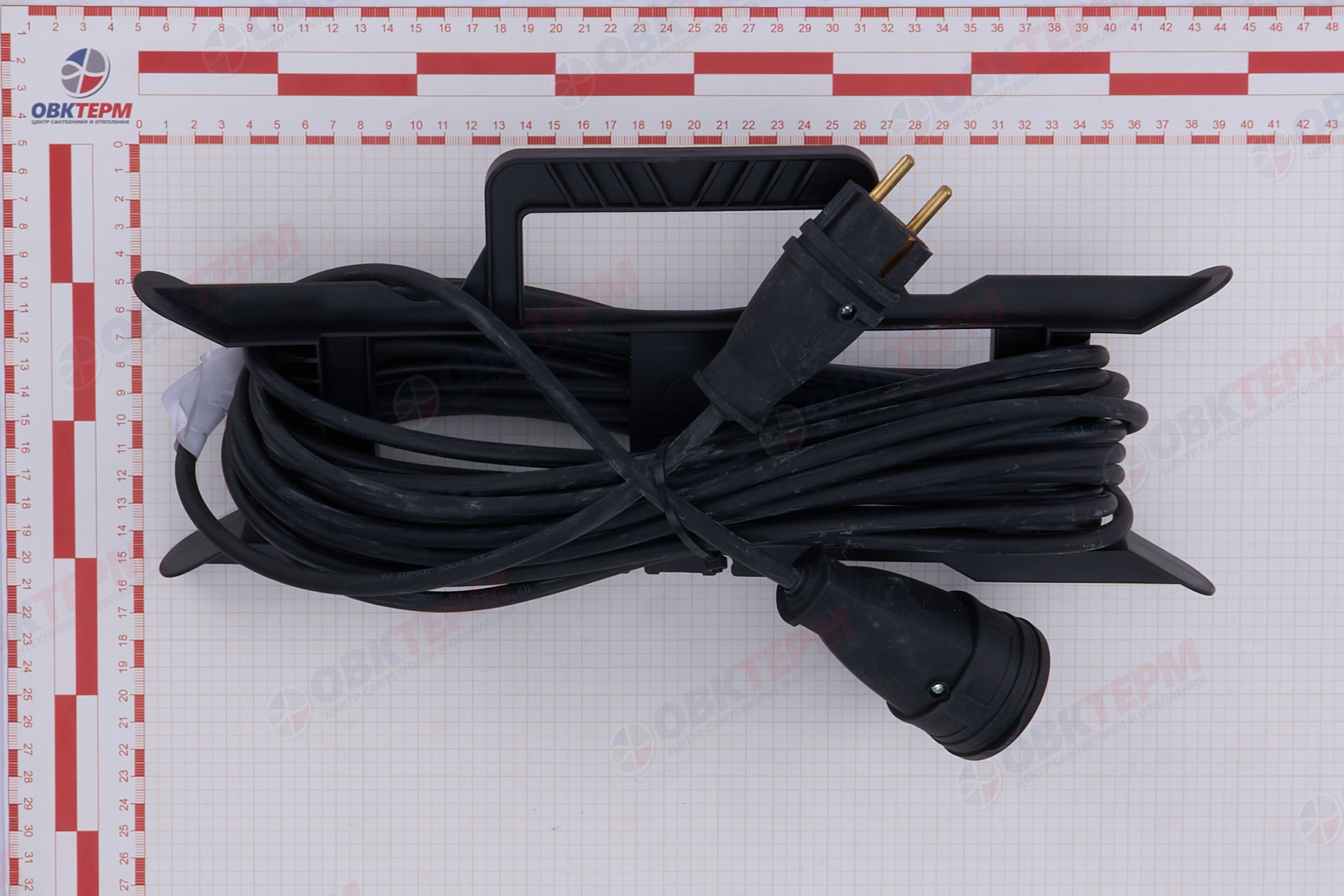 Удлинитель на рамке 1-местный с/з, 3*1,5, 10м, черный, STEKKER PRF22-31-10 (50027) - миниатюра №9