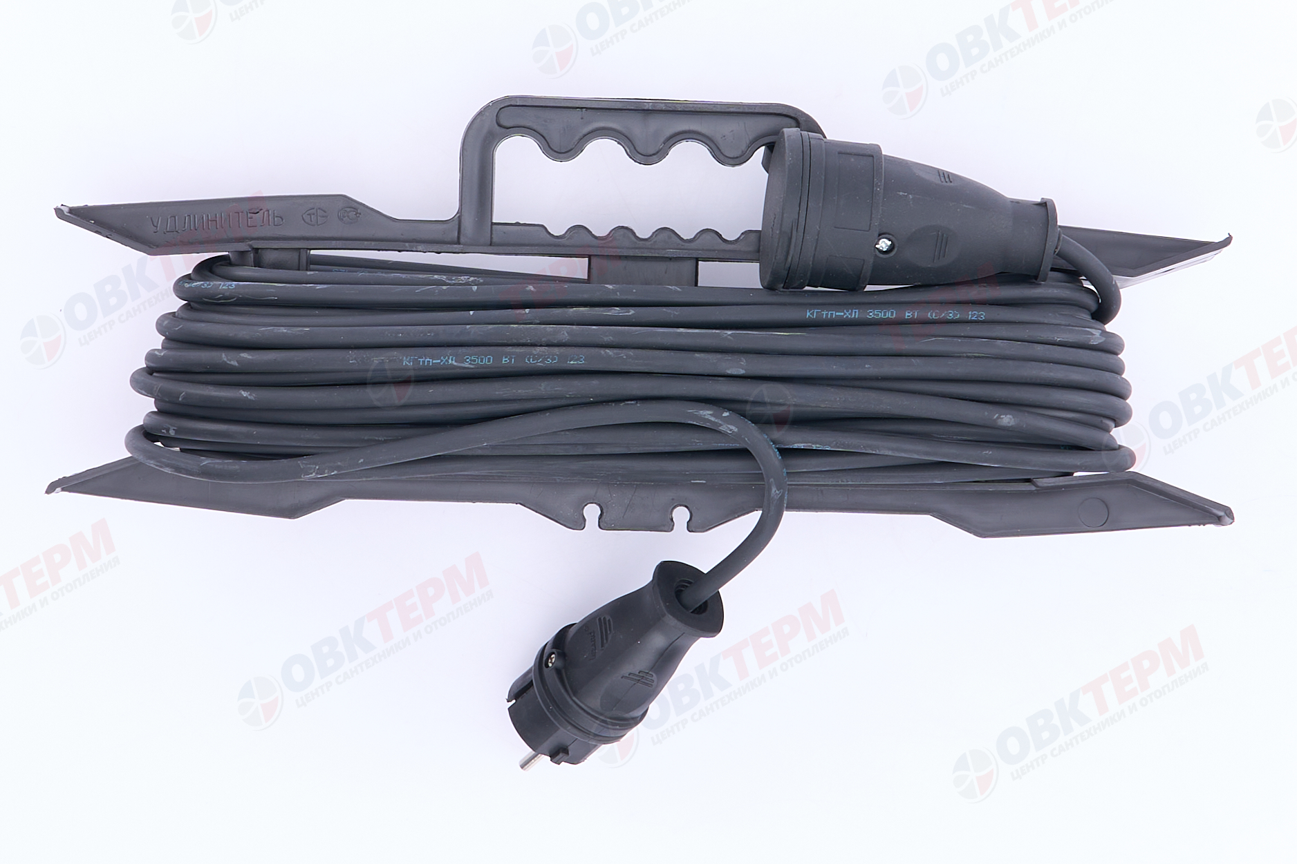 Удлинитель на рамке 1-местный с/з, 3*1,5, 20м, черный, STEKKER PRF22-31-20 (50028) - миниатюра №8