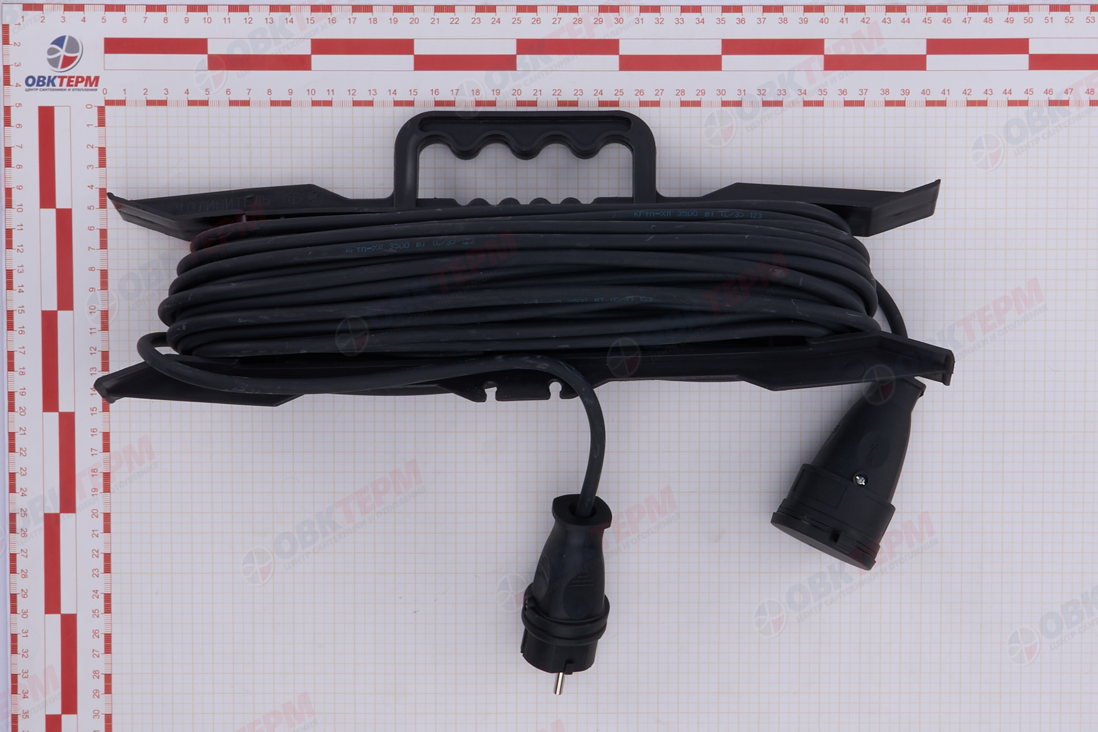 Удлинитель на рамке 1-местный с/з, 3*1,5, 20м, черный, STEKKER PRF22-31-20 (50028) - миниатюра №9