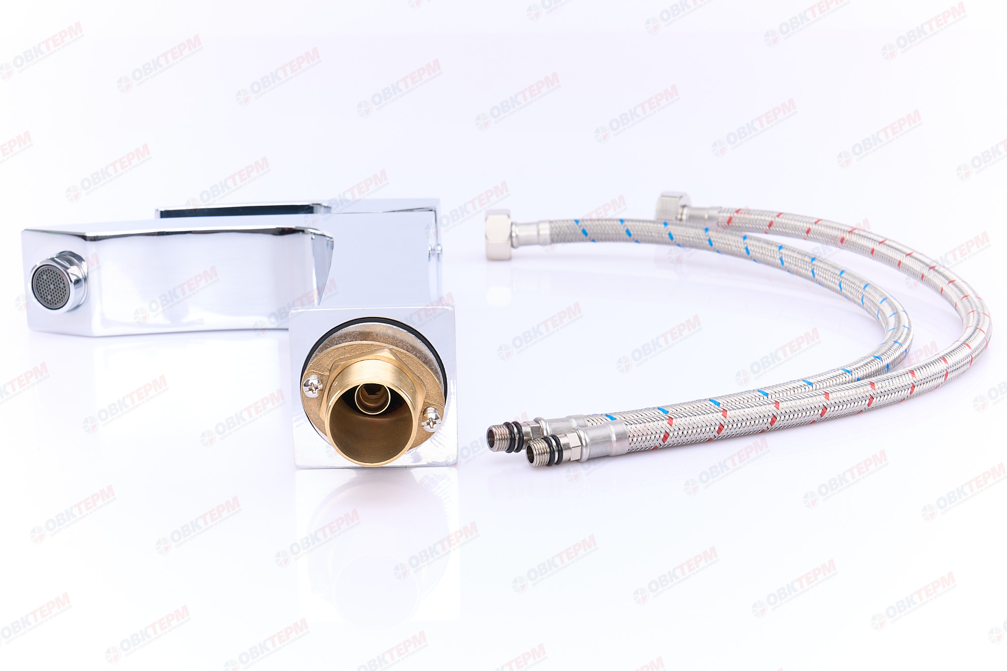 Смеситель д/раковины GAPPO G1007-72 латунь /хром /высокий /Ø35 /на гайке - миниатюра №5