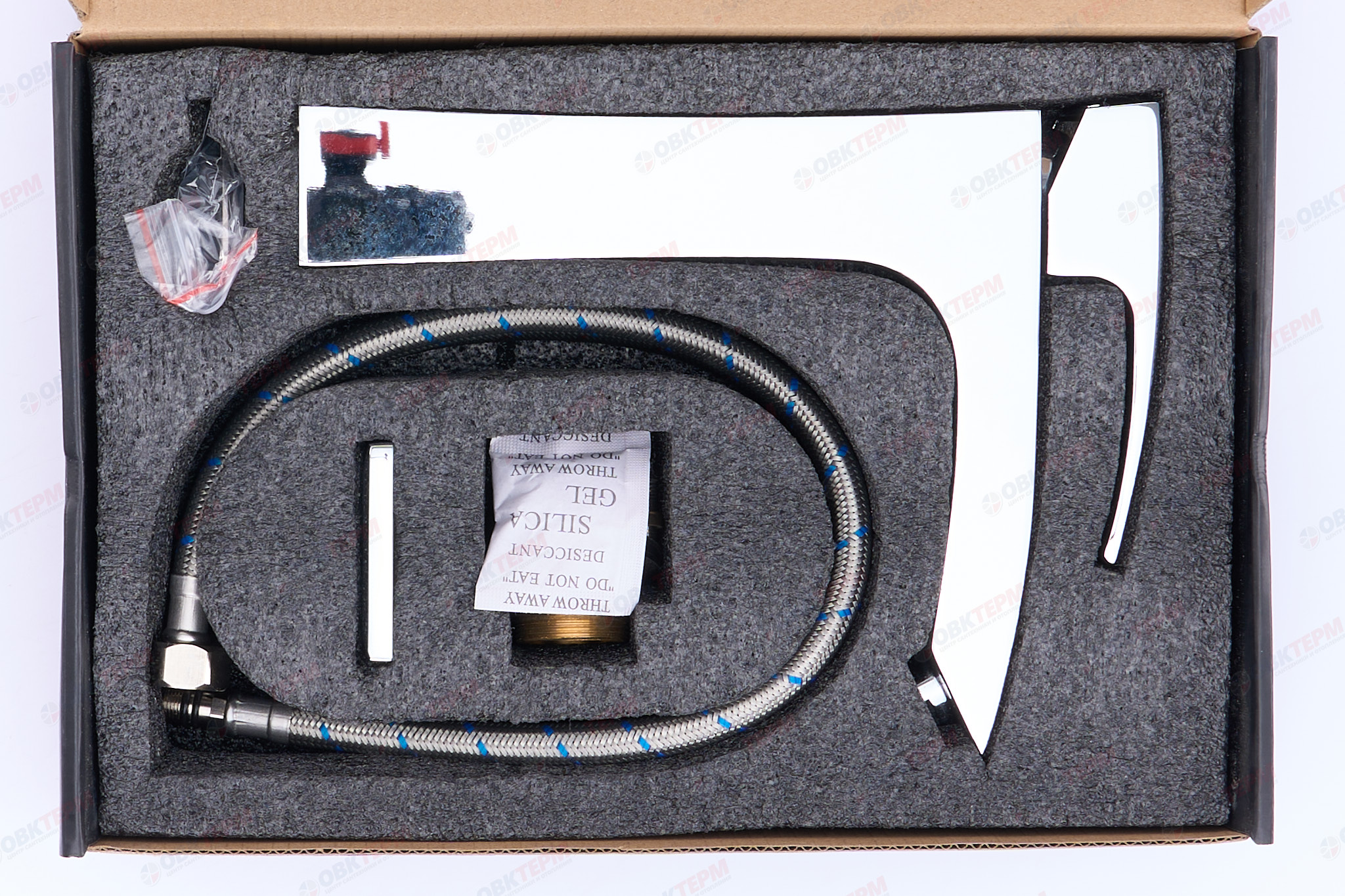 Смеситель д/раковины GAPPO G1007-72 латунь /хром /высокий /Ø35 /на гайке - миниатюра №6