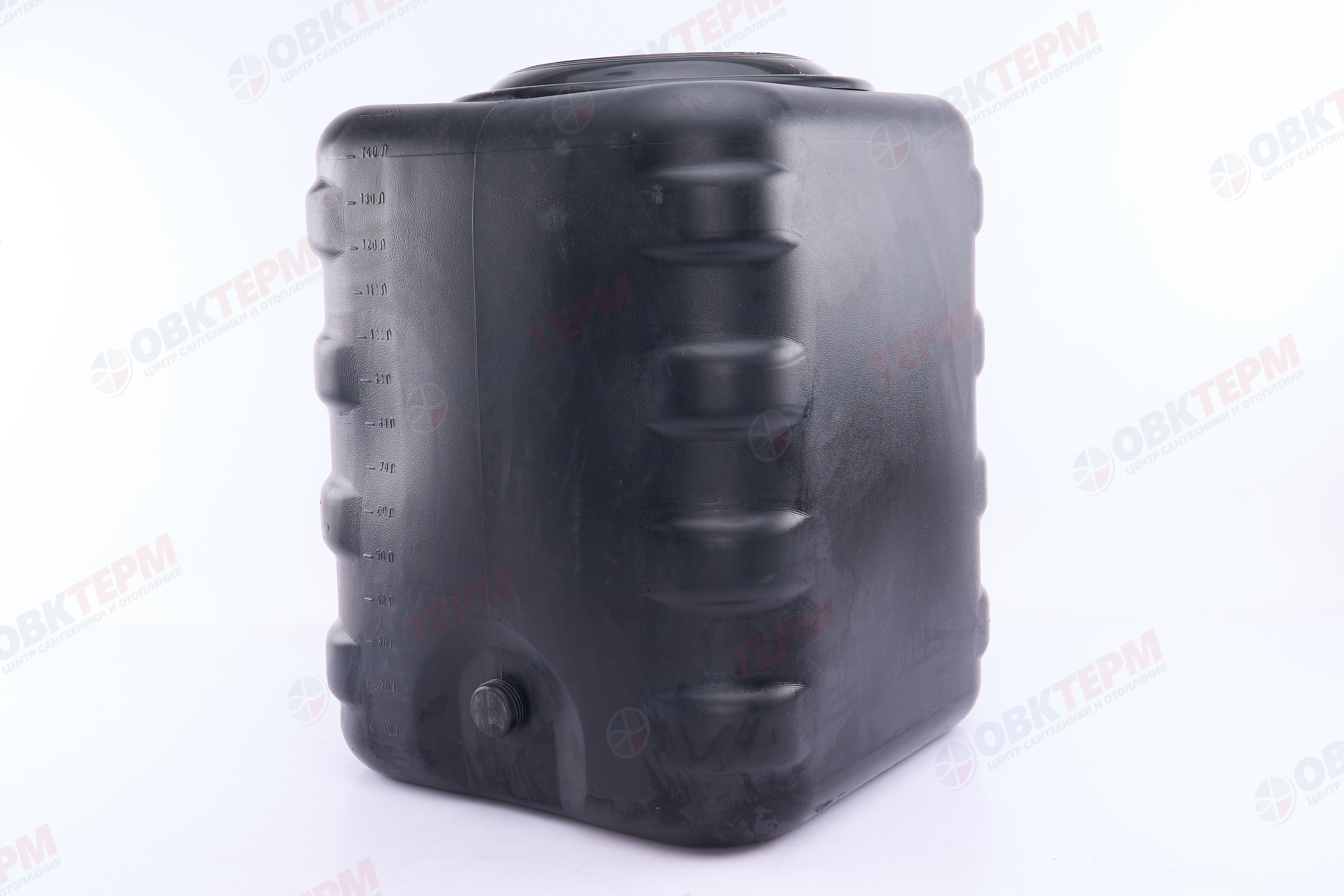 Бак  Альтернатива  для душа 150 л (квадрат) черный - Изображение №1