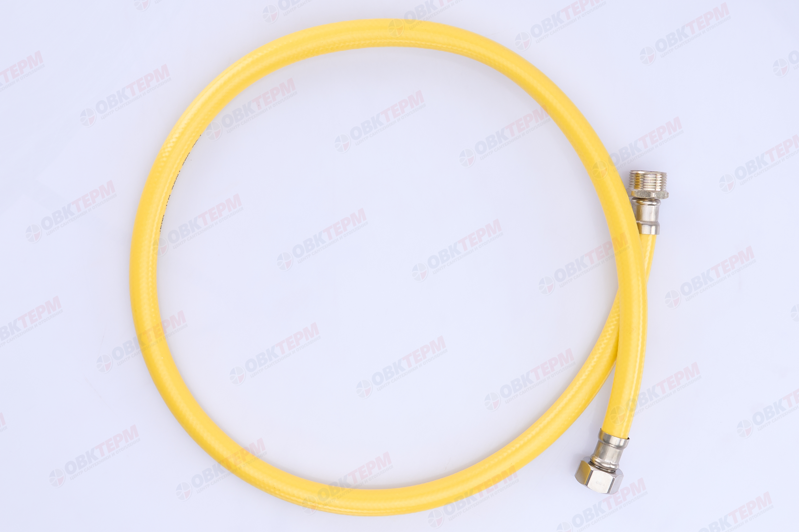 Шланг ЖЕЛТЫЙ газовый   3/4  ГШ     120 см              "OVERCON"      (40) - Изображение №3