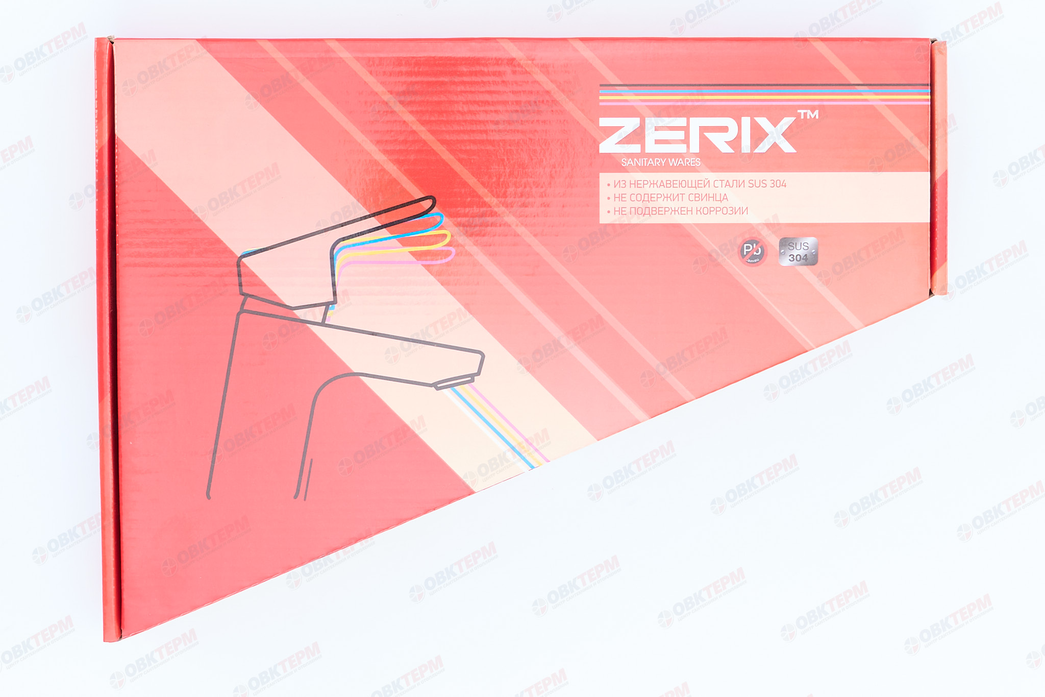 Смеситель д/кухни нерж/сталь ZERIX DAX-011G 10 шт/ящ - миниатюра №6