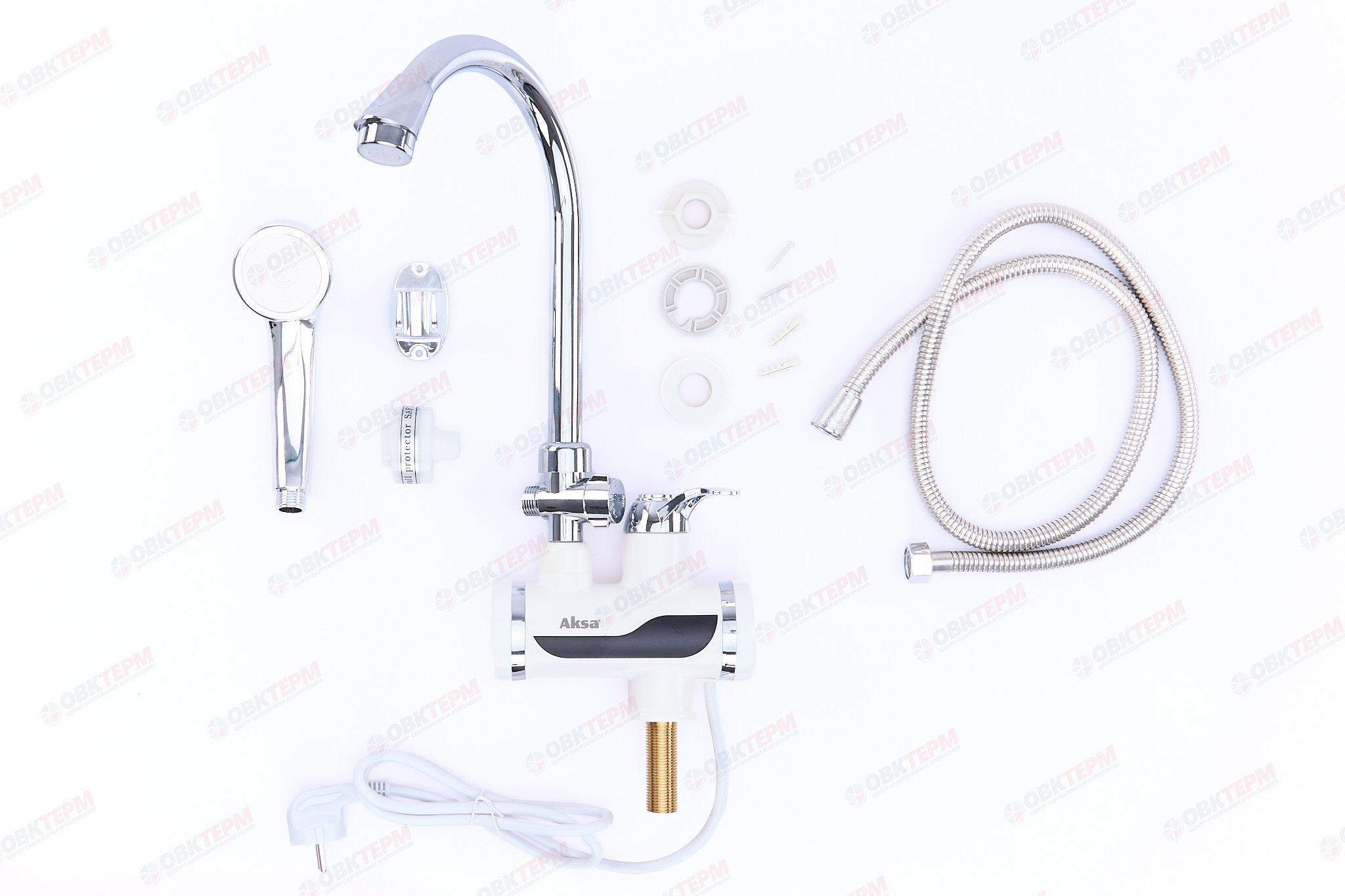 Водонагреватель на мойку AKSA SNP-03-AES /инд. темп. /лейка /3 kW  (10шт/уп) - Изображение №3