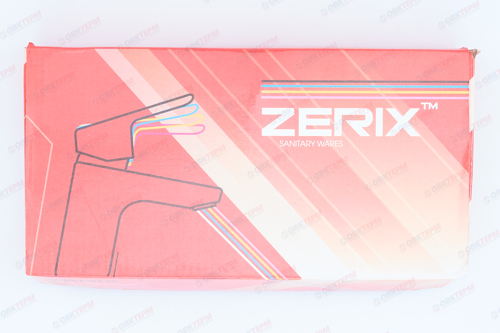 Смеситель д/умывальника буксовый ZERIX TMC 722 шпилька (10 шт/ящ) - миниатюра №6