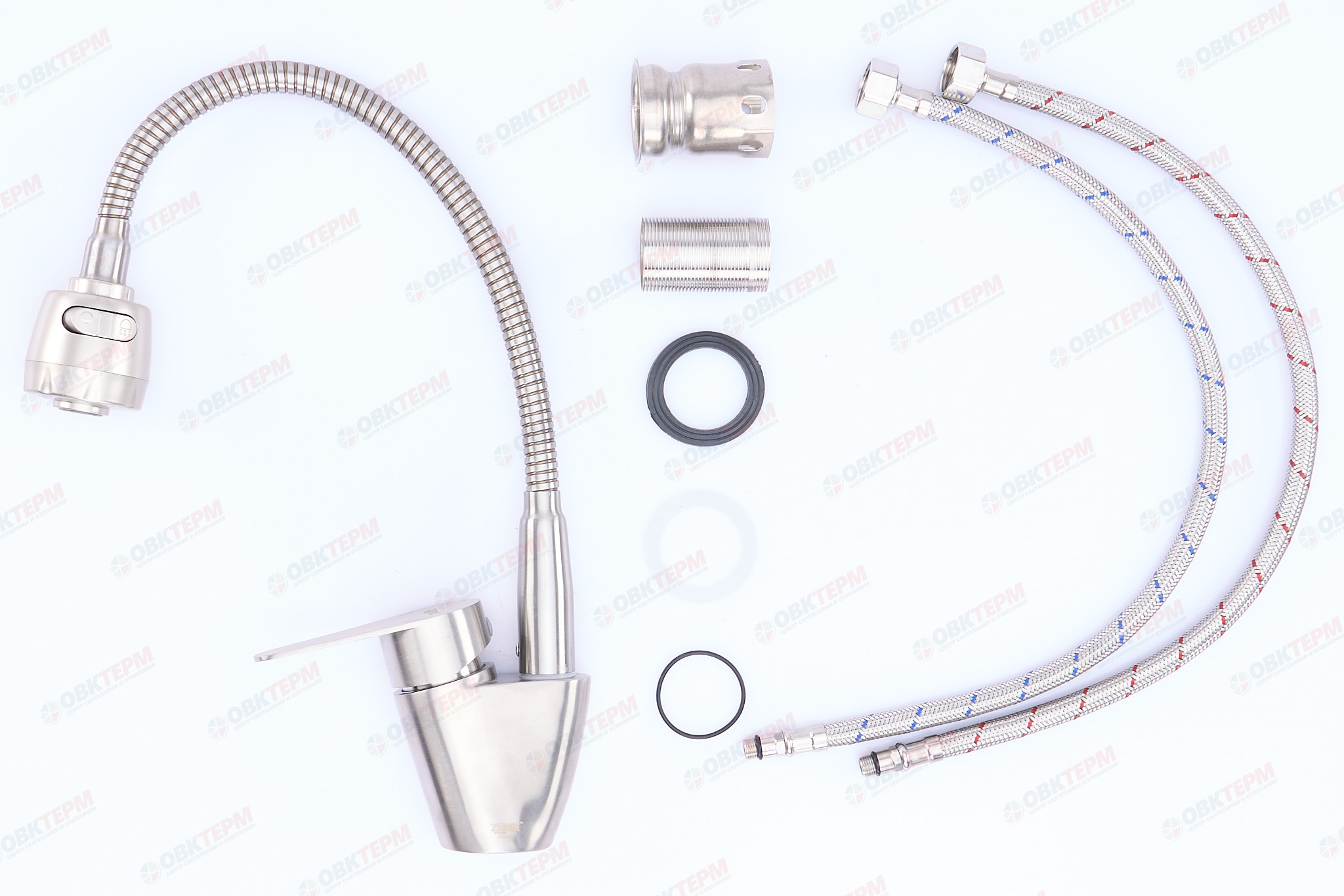 Смеситель д/кухни нерж/сталь REFLECTOR ZERIX ASA-011 10 шт/ящ - миниатюра №3