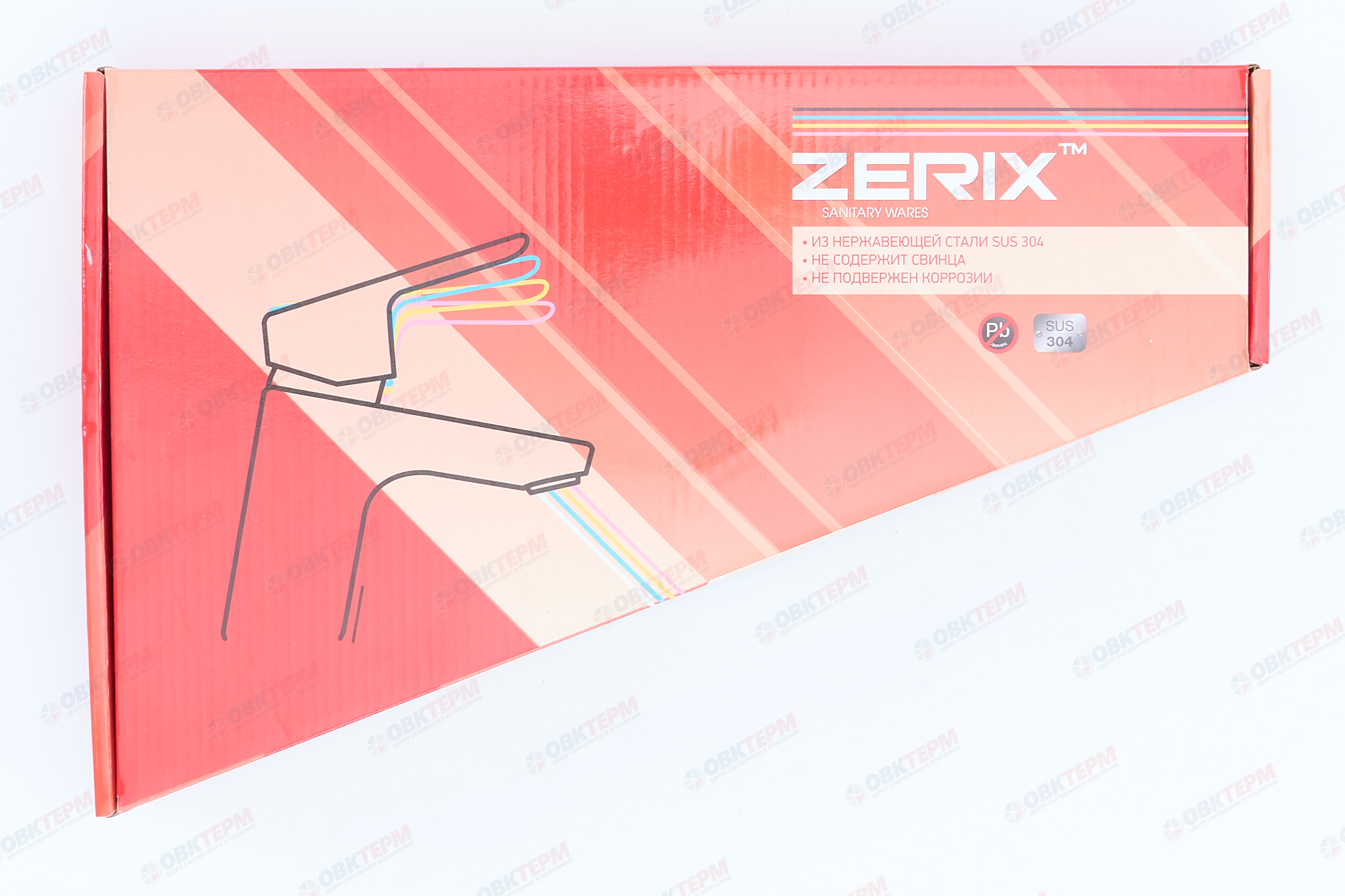 Смеситель д/кухни нерж/сталь REFLECTOR ZERIX ASA-011 10 шт/ящ - миниатюра №6