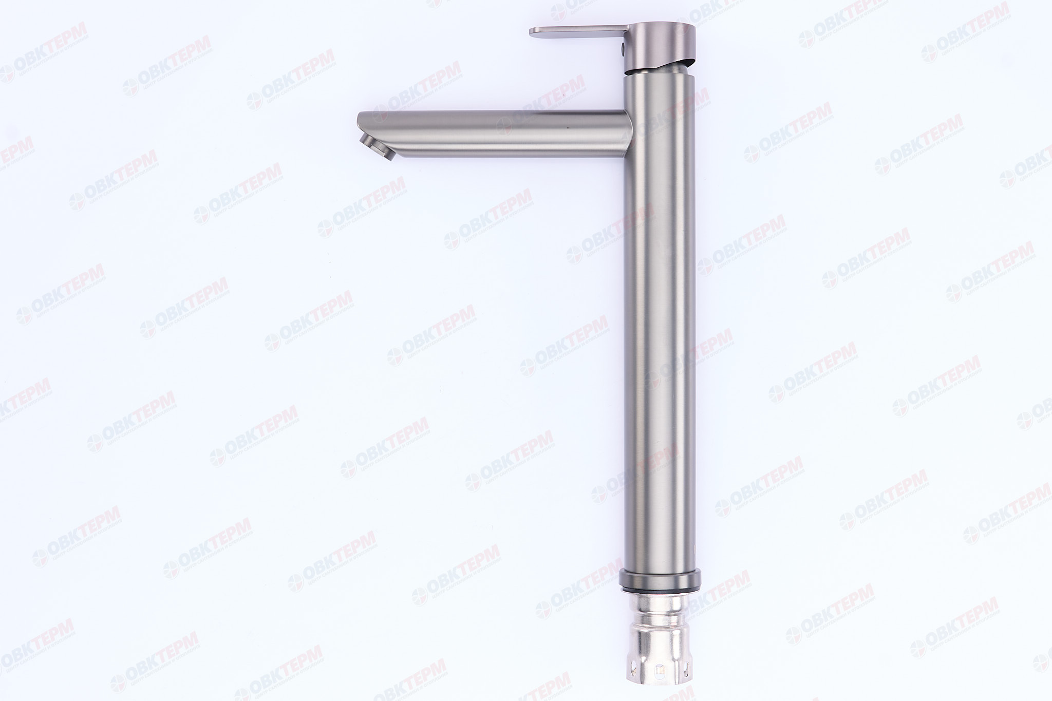 Смеситель д/умывальника FRAР F10801-29 оружейная сталь нерж/сталь ВЫСОКИЙ (Ø35, на гайке) (10 шт) - миниатюра №3