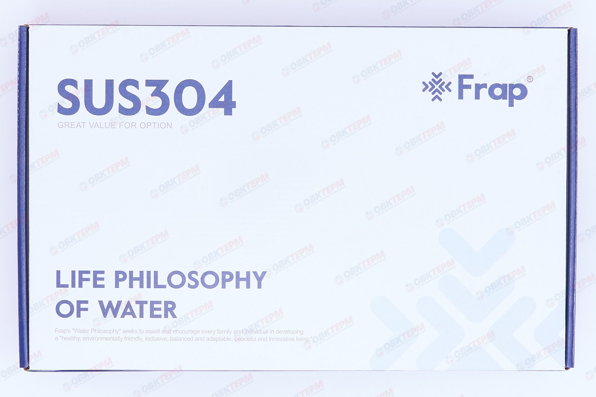 Смеситель д/умывальника FRAР F10801-29 оружейная сталь нерж/сталь ВЫСОКИЙ (Ø35, на гайке) (10 шт) - миниатюра №7