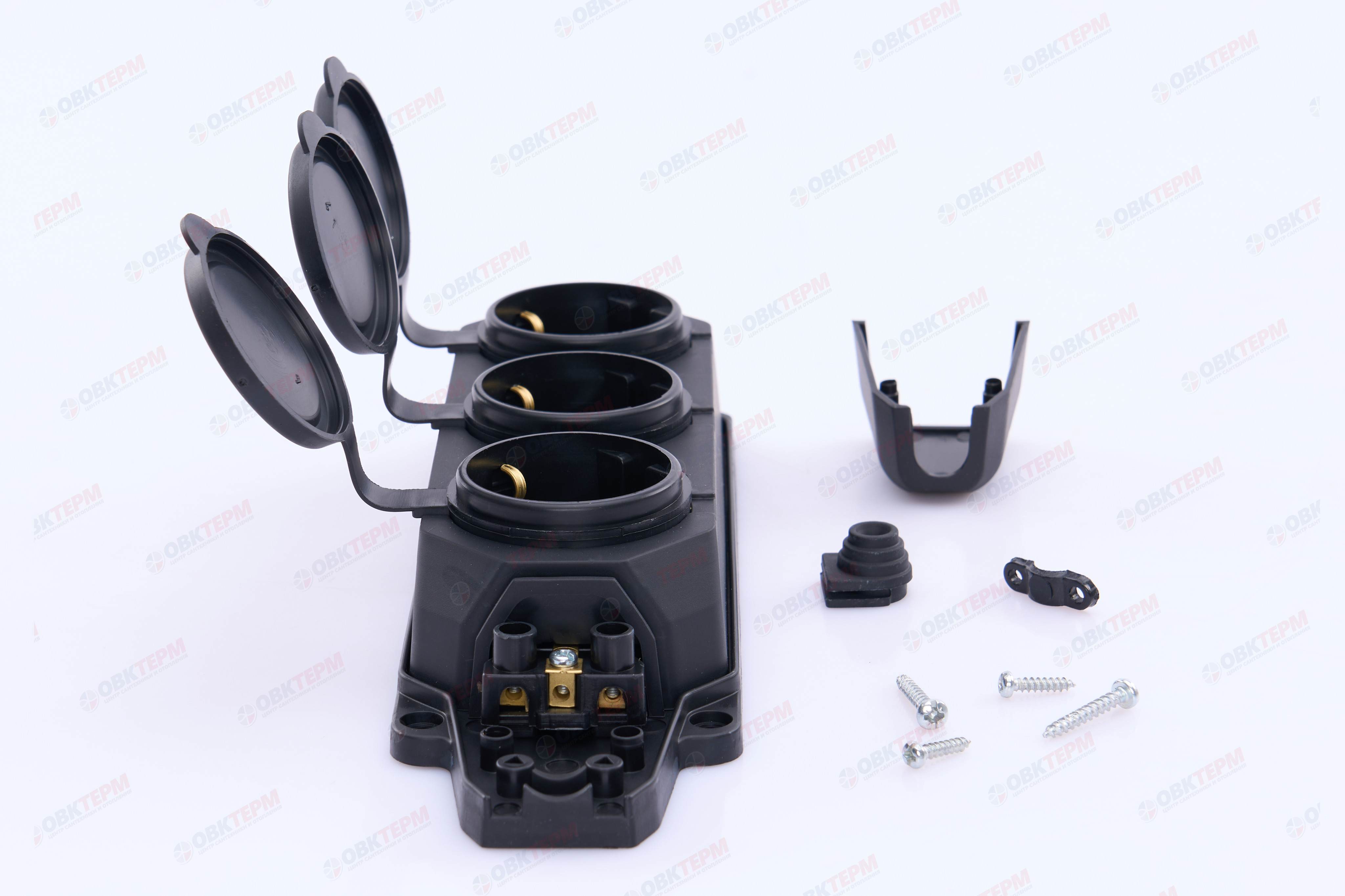 Колодка удлинителя 3-м 16А с заземл. каучук TOKOV ELECTRIC TKE-C05-KK3-Z - миниатюра №7