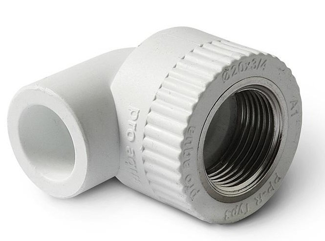 Угол с МРВ  20 * 1/2"   БЕЛЫЙ   (PRO AQUA)    (150/10) - Изображение №2