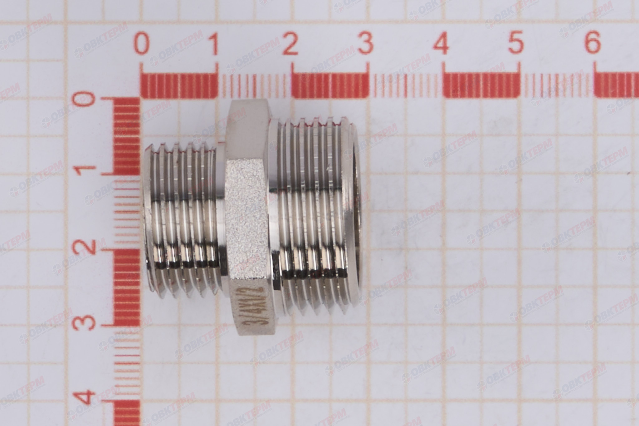 Ниппель      3/4" н  -  1/2" н  никель   NOLF Classic   (400/50) - миниатюра №6