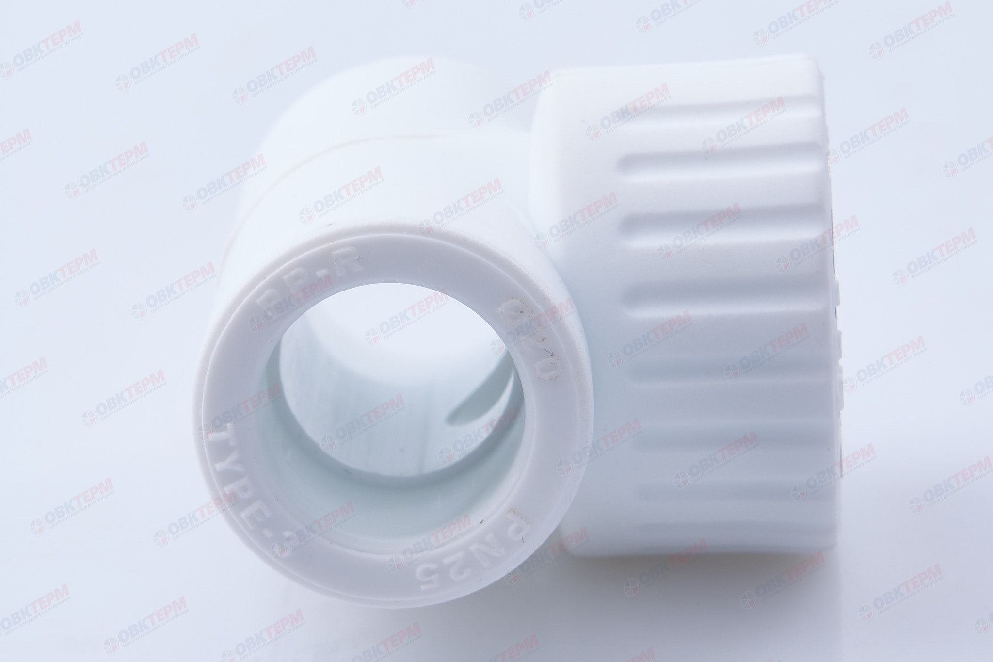 Тройник с МРВ 20 * 1/2" * 20    БЕЛЫЙ PP-R   (RTP)     (90/15) - Изображение №3