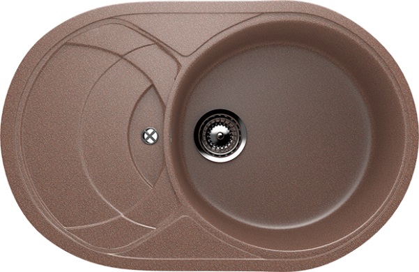 Мойка Ulgran U - 110 - 307 (терракот) 775 х 500 mm - изображение №1