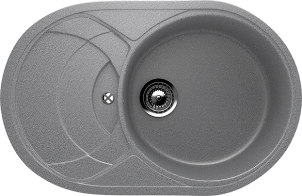 Мойка Ulgran U - 110 - 309 (темно-серый) 775 х 500 mm - изображение №1