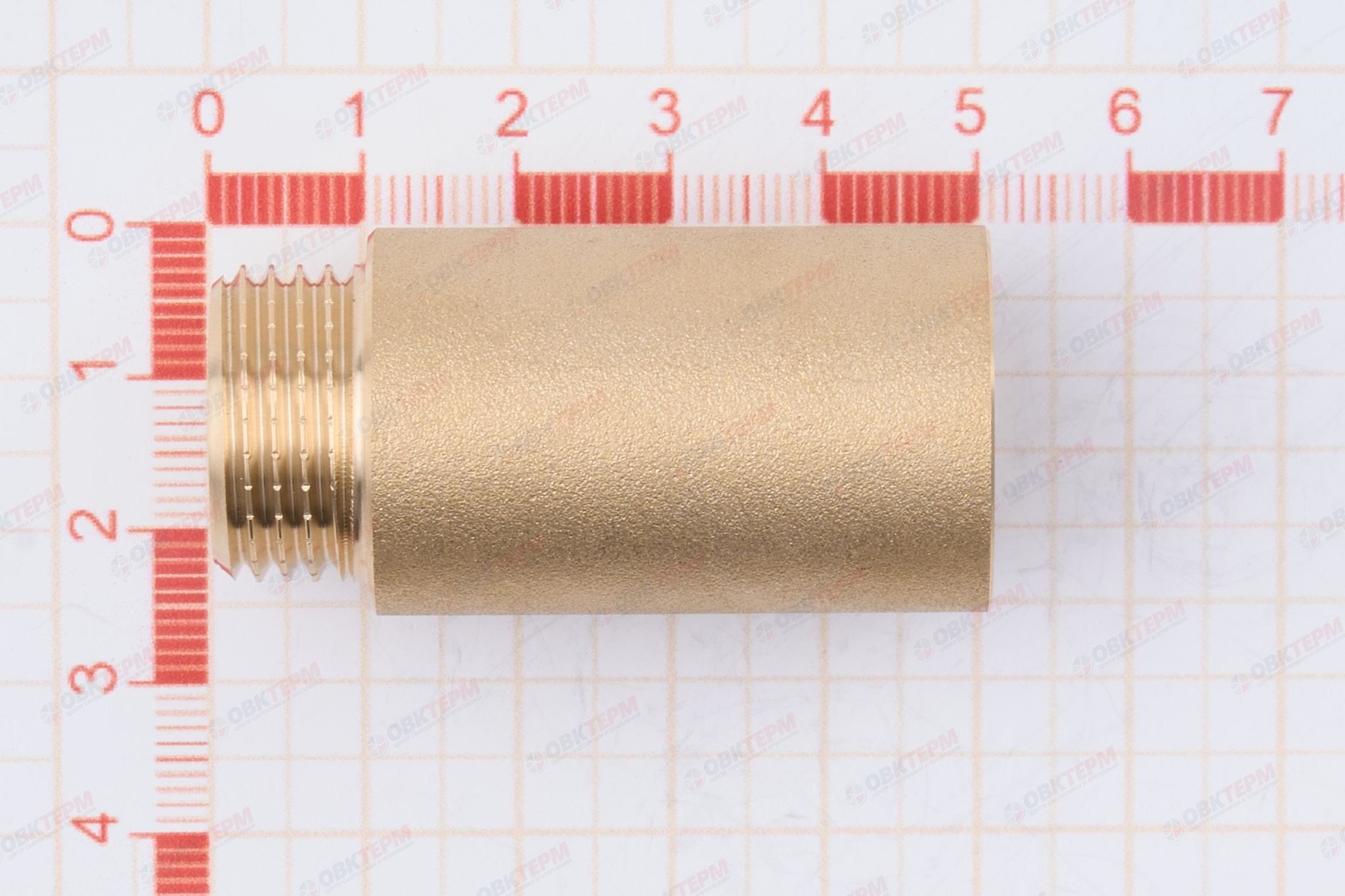 Удлинитель       1/2" , 40 мм,  БРОНЗА   TIM   (10шт) - миниатюра №6
