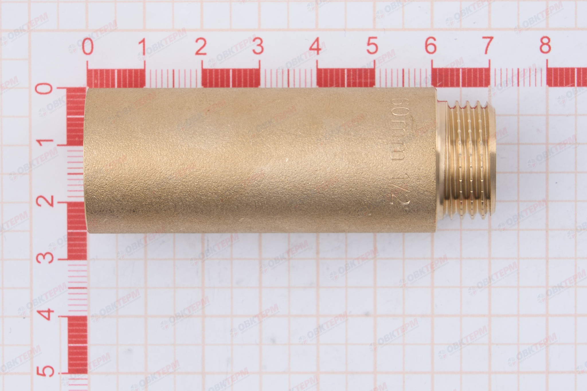 Удлинитель       1/2" , 60 мм,  БРОНЗА   TIM   (10шт) - миниатюра №6