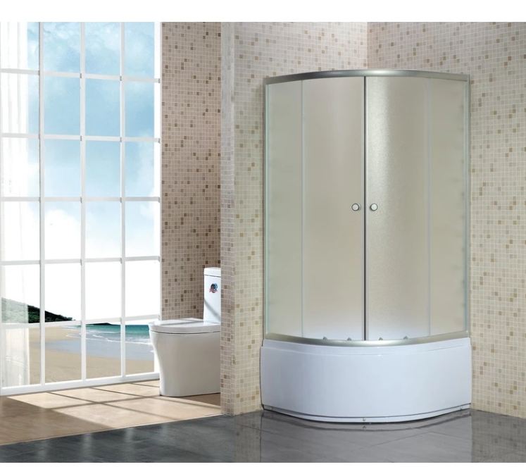 Душ. уголок NIAGARA NG-006-14 (900х900х1950) высокий поддон стекло МАТОВОЕ 2 места - Изображение №1