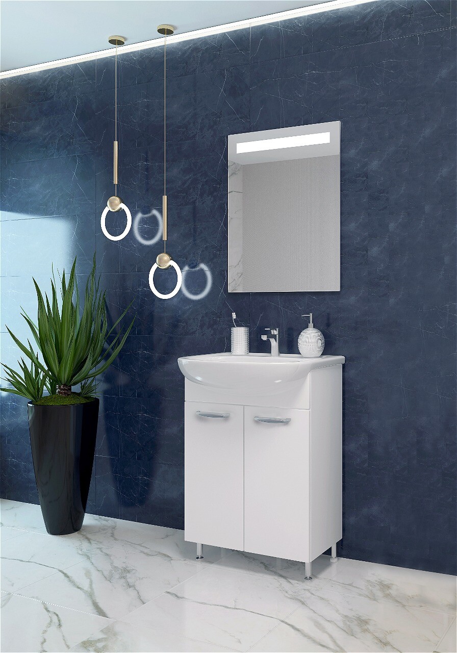 Тумба напольная  55 Коралл-2 (ум Уют 55) - изображение №1