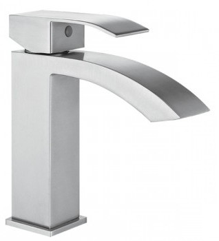 Смеситель д/умывальника нерж/сталь MIXXUS AMA 001  Ø40  (20 шт/ящ) - Изображение №1