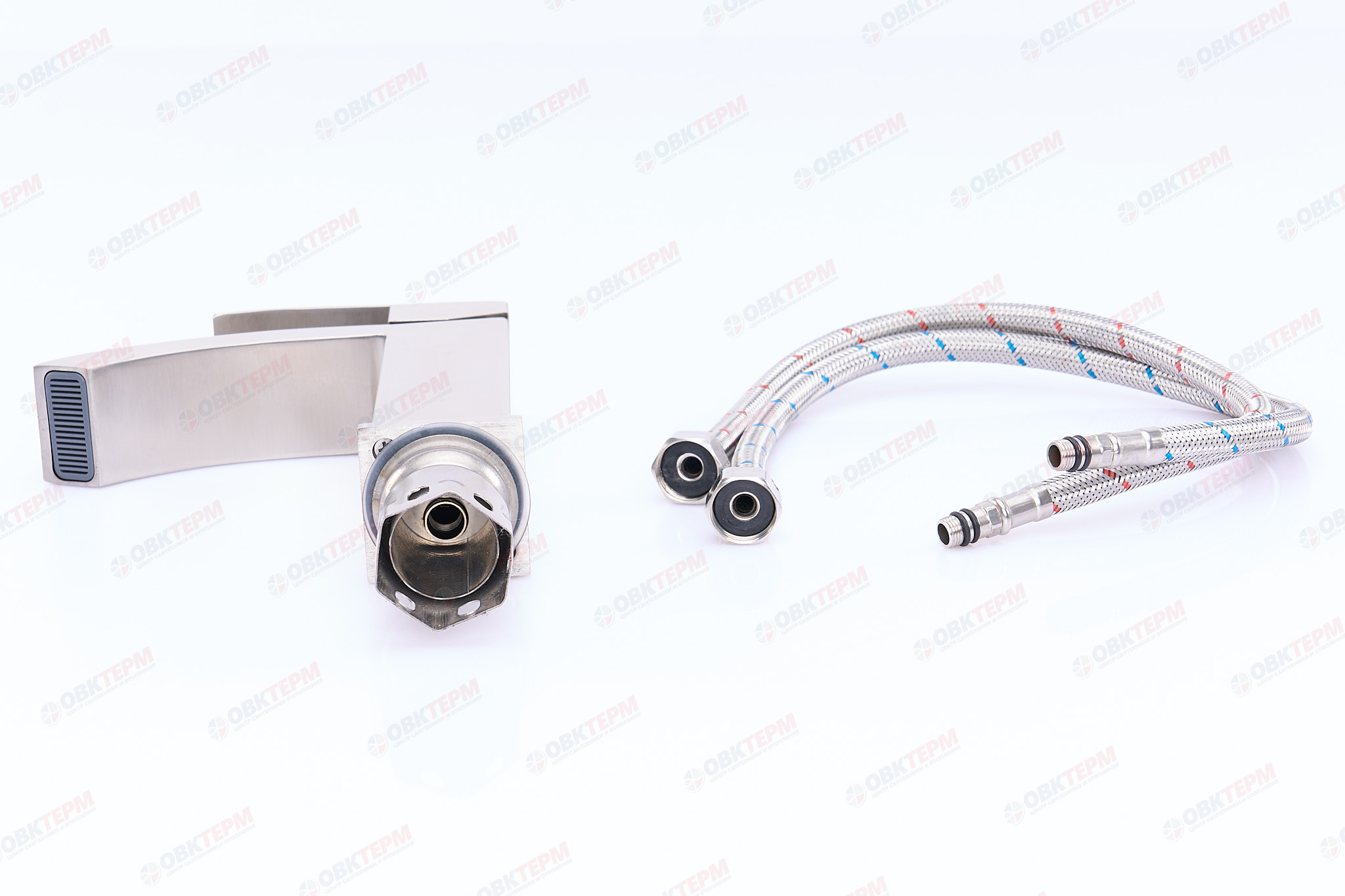 Смеситель д/умывальника нерж/сталь MIXXUS AMA 001  Ø40  (20 шт/ящ) - Изображение №5