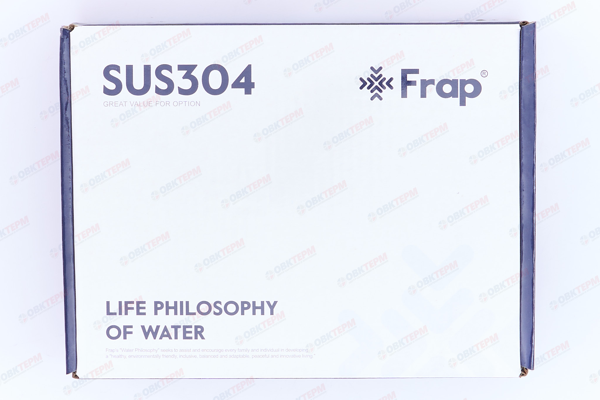 Смеситель д/умывальника нерж/сталь FRAP F1048   (катридж 35мм, на ГАЙКЕ) - миниатюра №7