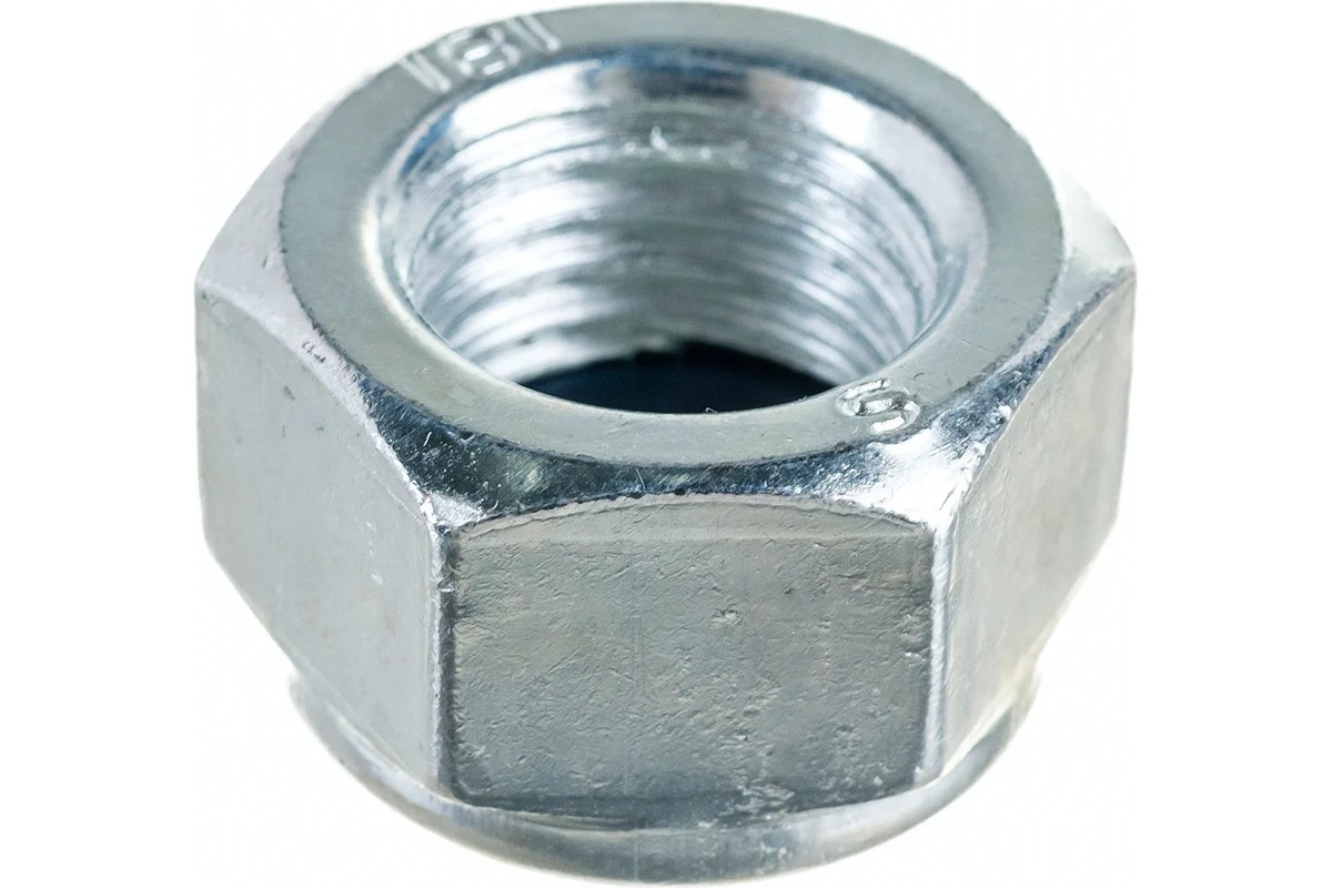 Гайка шестигранная М16.0 кл.пр. 6 (DIN985) Р (самостоп.) (уп. 2 шт.) Металвис - Изображение №2