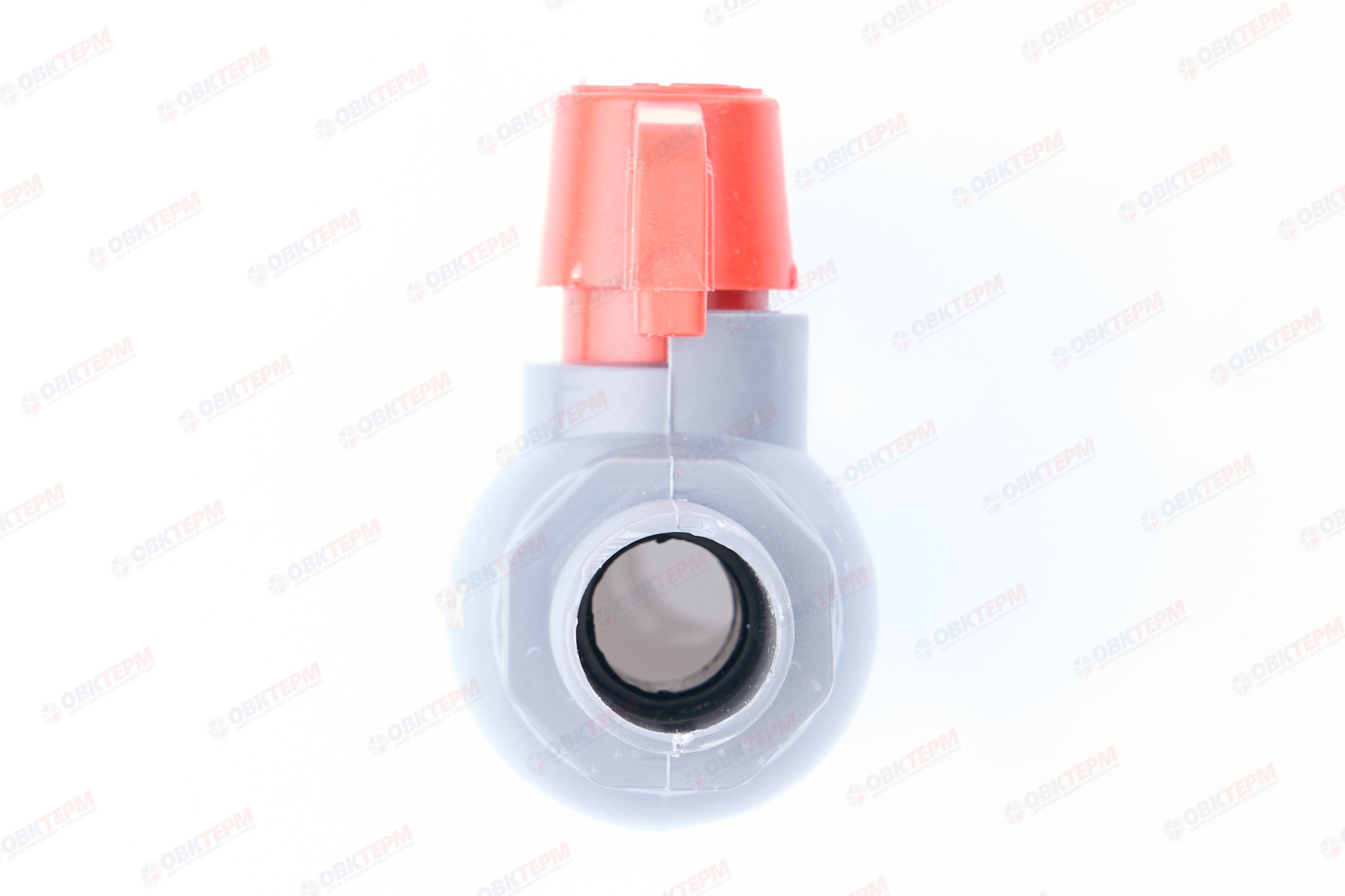 Кран  шаровый пластиковый     1/2"  ВН (серый)  PLAMIX  (250шт) - Изображение №2