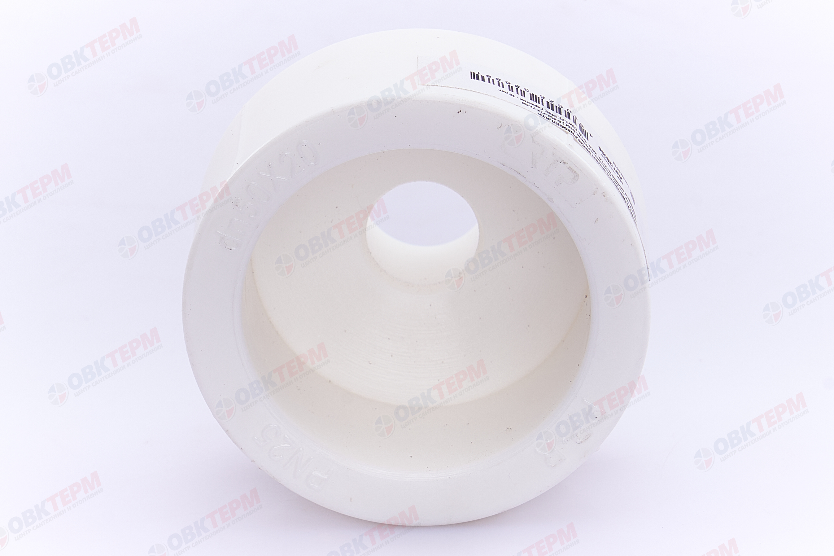 Муфта переход.  ВВ  50*20   БЕЛАЯ PP-R   (RTP)    (200/20) - Изображение №5