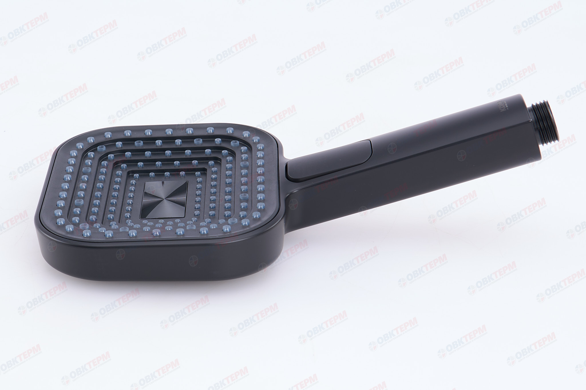 Лейка д/душа ручная KOER KP-0404-05 (3 режима, цвет ЧЕРНЫЙ) 135*115мм (30 шт/ящ) - Изображение №4