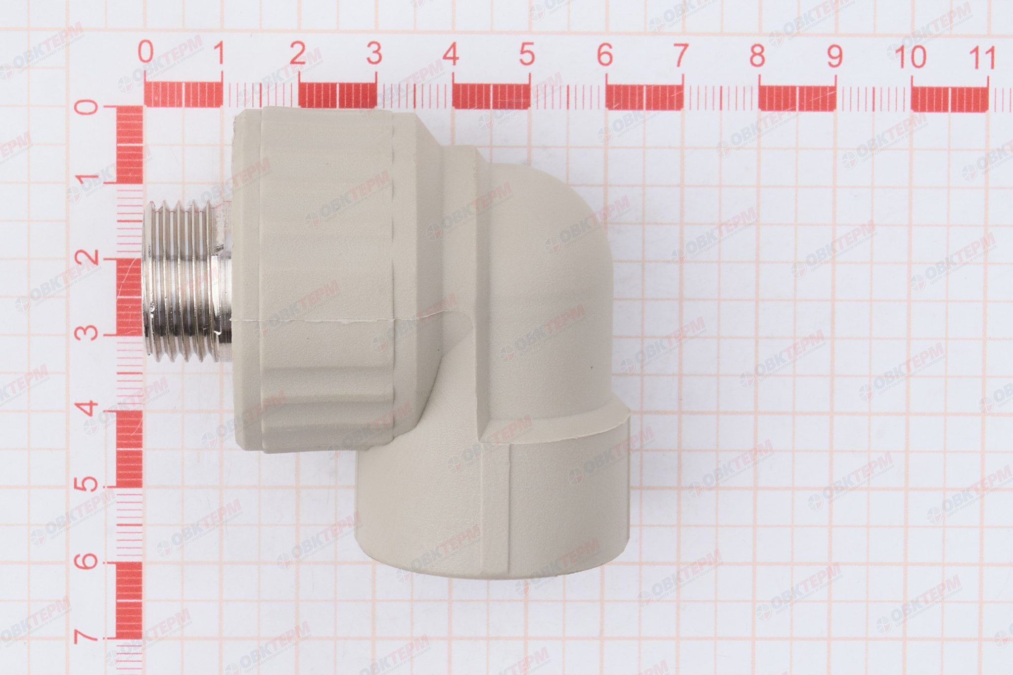 Угол с МРН  25 * 1/2"      (VALFEX)  серый  (90/15) - Изображение №5