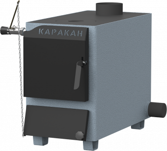 Котел Каракан 12ТПЭ-3 (твердотопливный, боковая загрузка, Ø115, max 3,0 bar) - Изображение №1