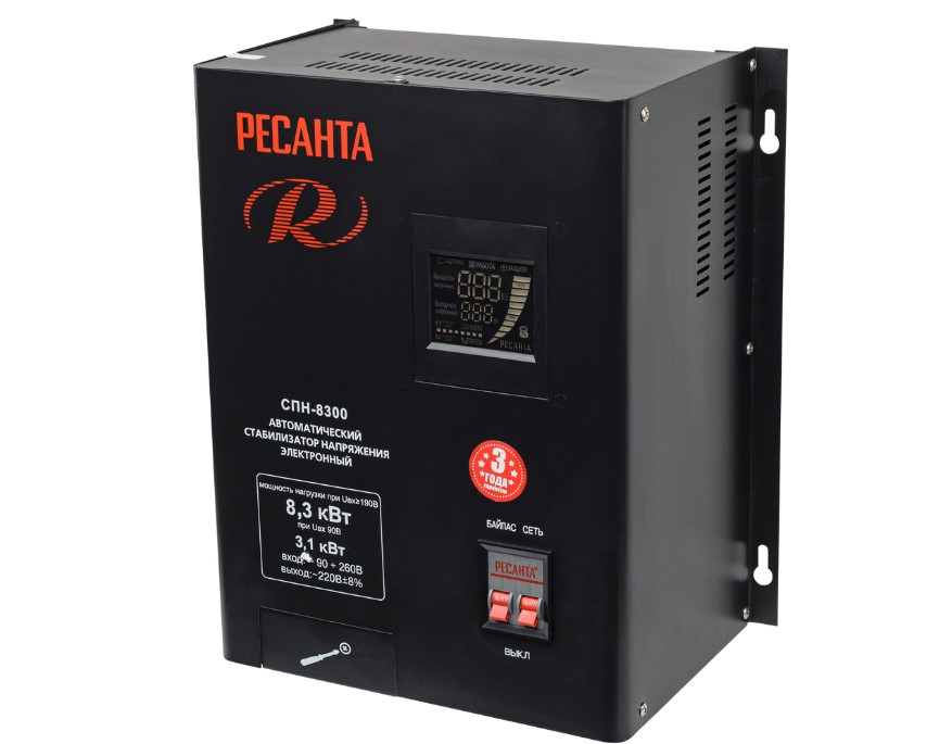 Стабилизатор СПН  - 8300/1-Ц  Ресанта - Изображение №1