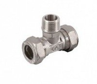 Тройник   15 х 1/2"Н х 15   TIM   (60/10 уп) - Изображение №1