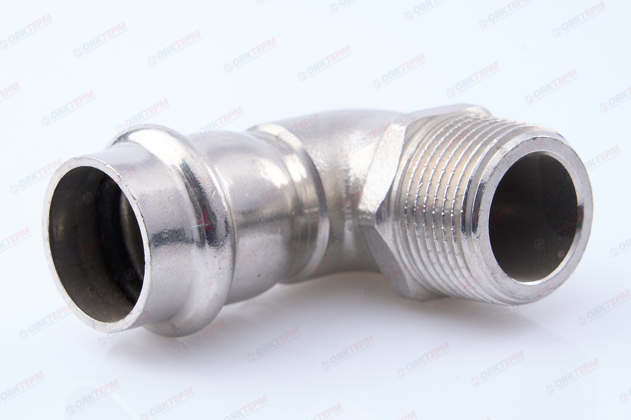 Угол пресс из нерж.ст.  22 х 3/4"Н    TIM  (80/5) - Изображение №1
