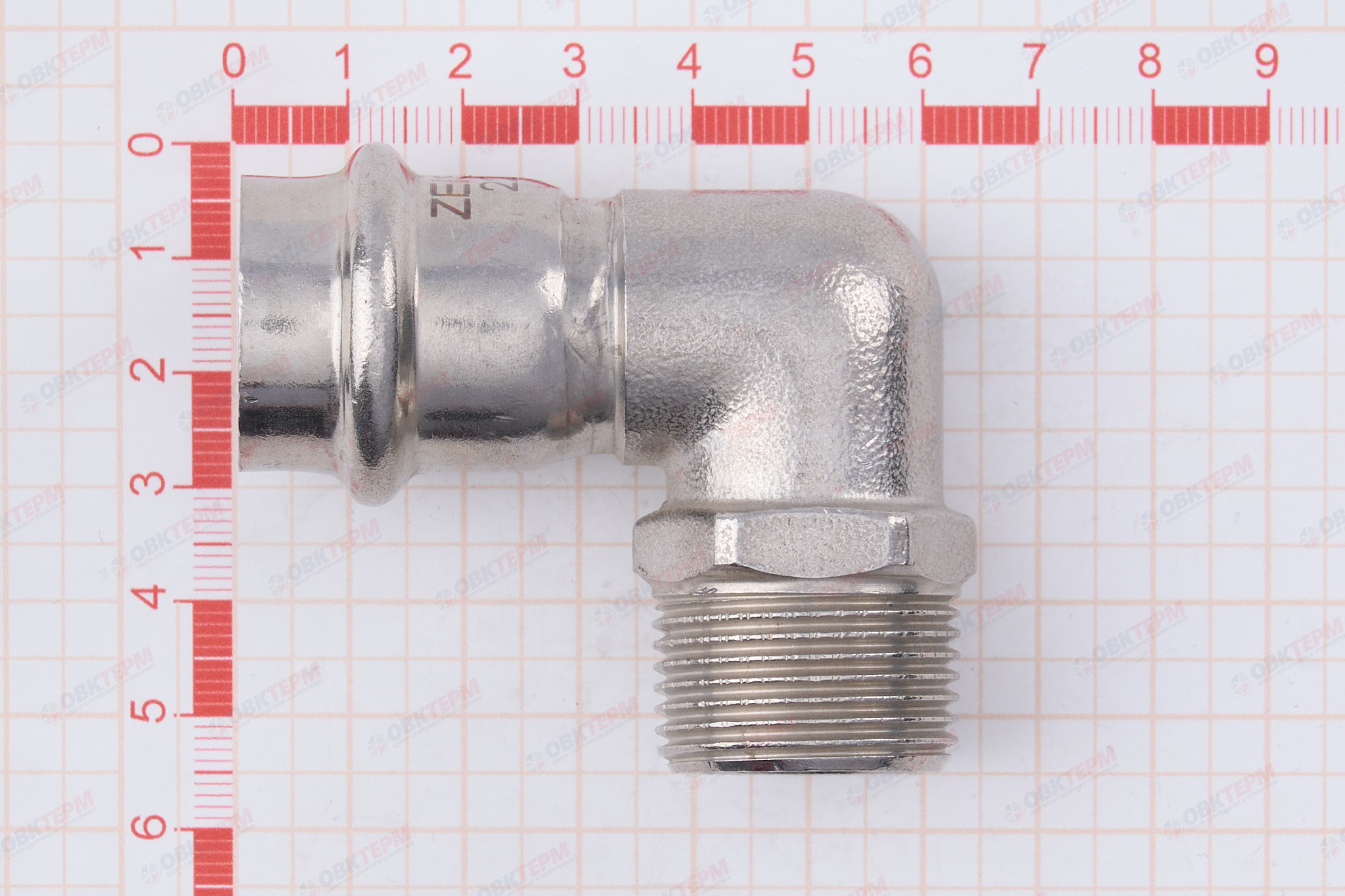 Угол пресс из нерж.ст.  22 х 3/4"Н    TIM  (80/5) - Изображение №4