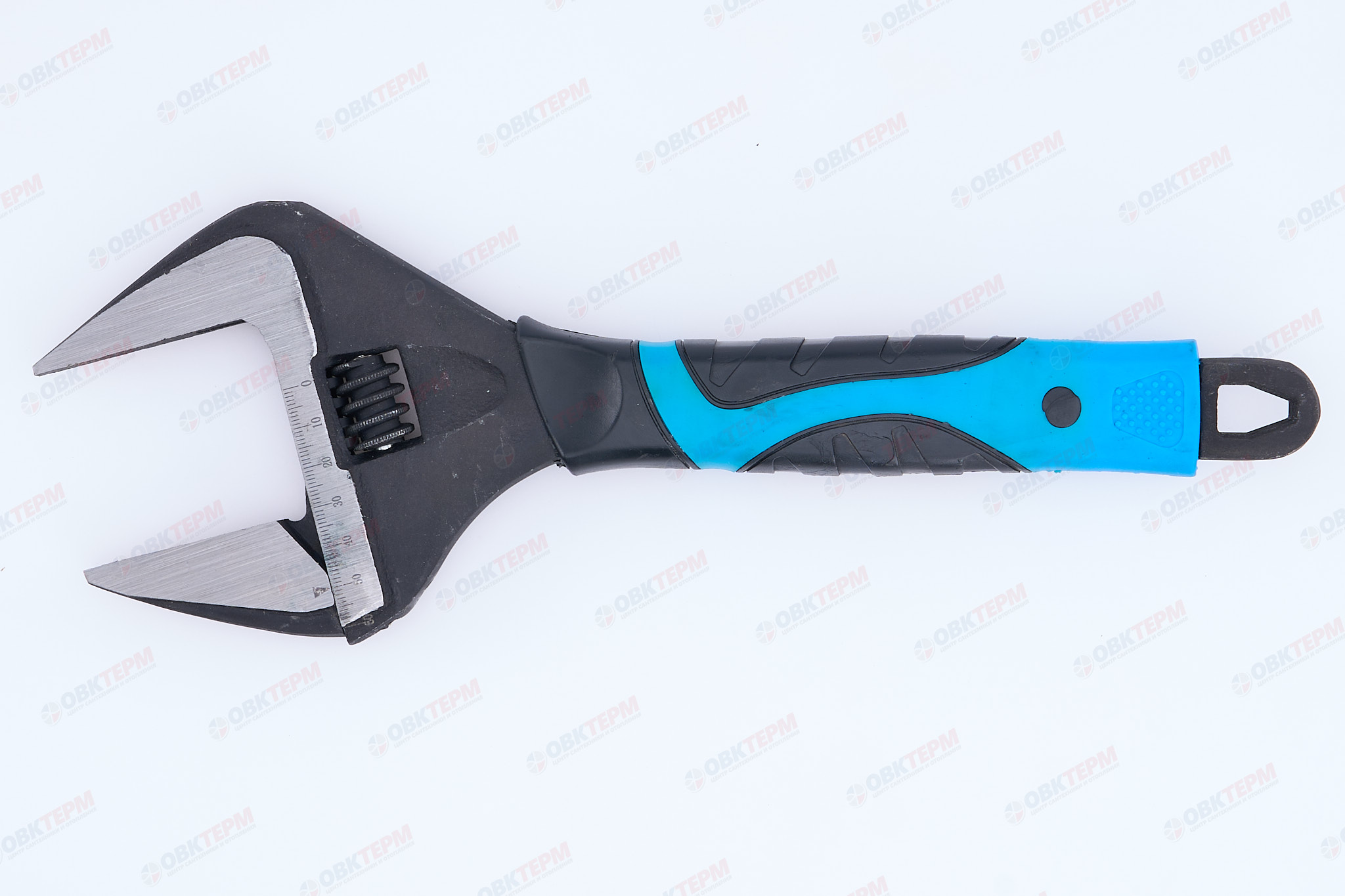 Ключ разводной 300 мм с тонкими губками, 2К рукоятка ТУНДРА - миниатюра №6