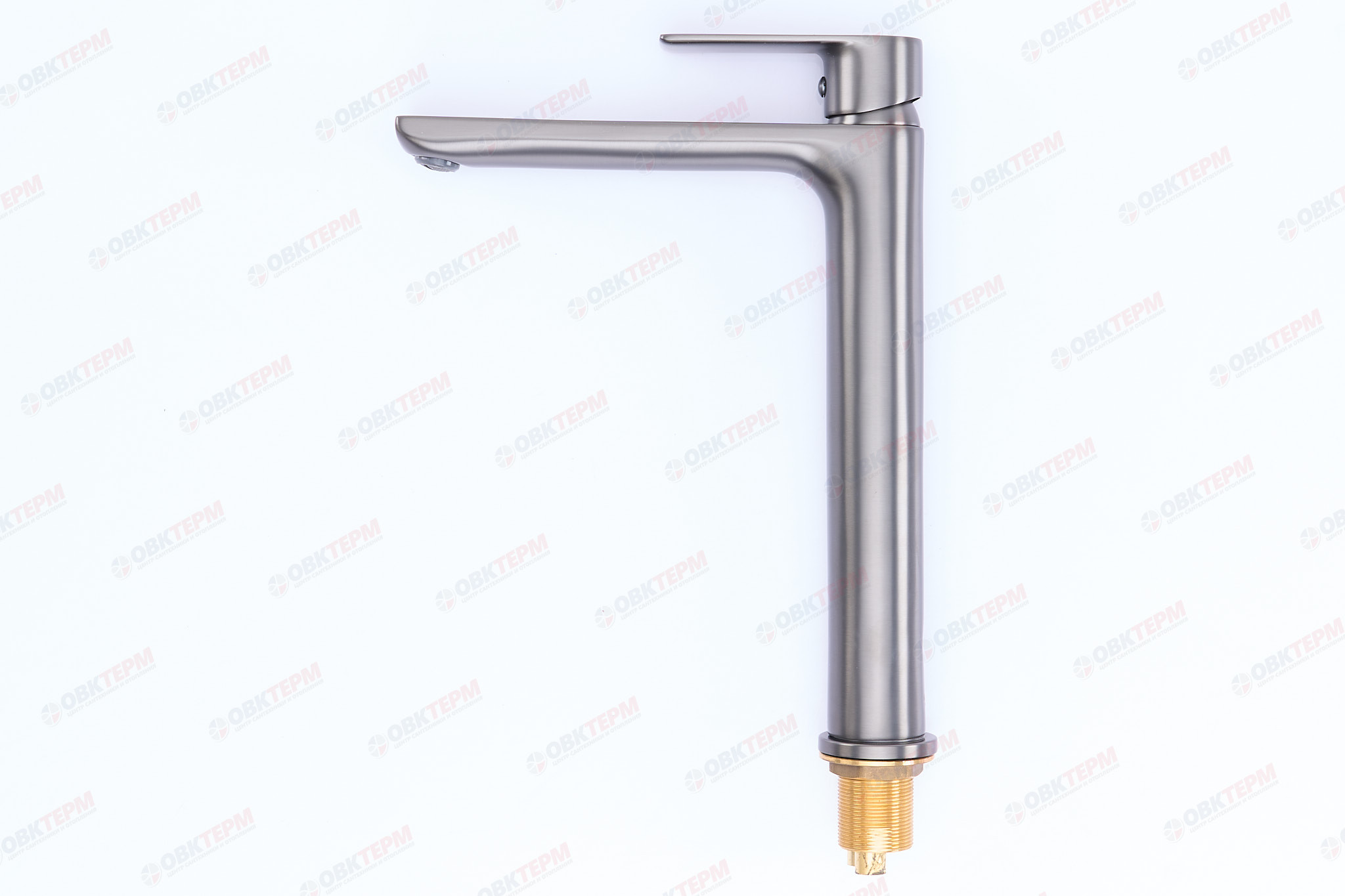 Смеситель д/умывальника MIXXUS PREMIUM ALEX 001 HIGH GRAPHITE (ф35мм) (10шт/ящ) - Изображение №2